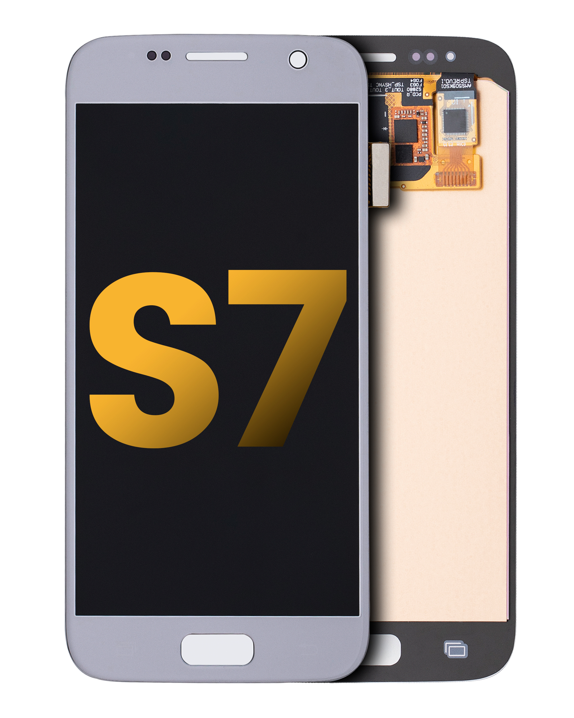 OLED Assembly Without Frame For Samsung Galaxy S7 (Refurbished) (Silver Titanium)