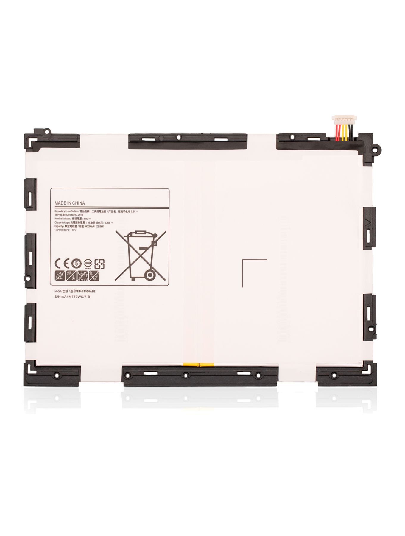 Replacement Battery For Samsung Galaxy Tab A 9.7" (T550  / T555) (2015) (EB-BT550ABA/E)