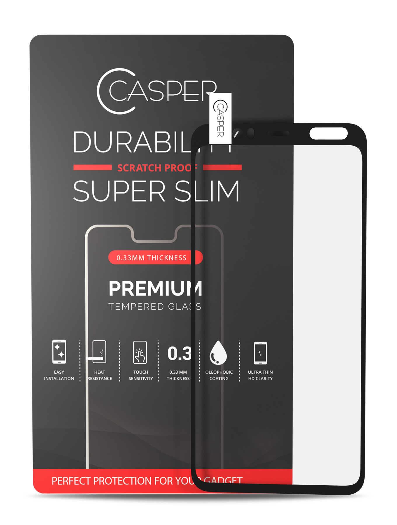 Casper Tempered Glass For Google Pixel 4 XL (Retail Pack) (Clear)