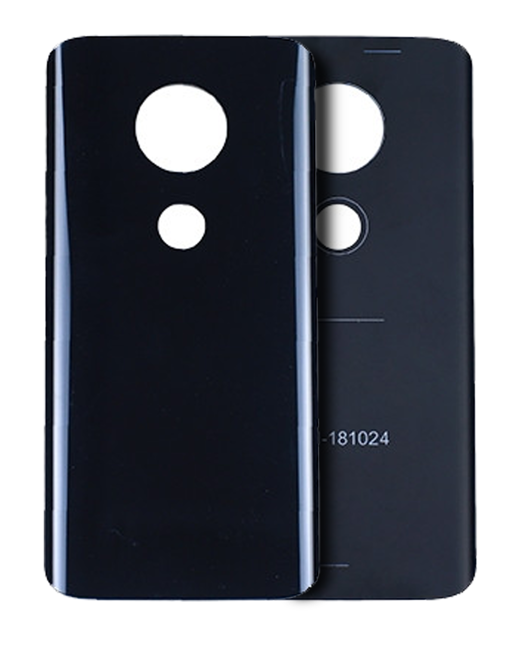 Back cover Glass For Motorola Moto G7 (XT1962 / 2019) (Ceramic Black)