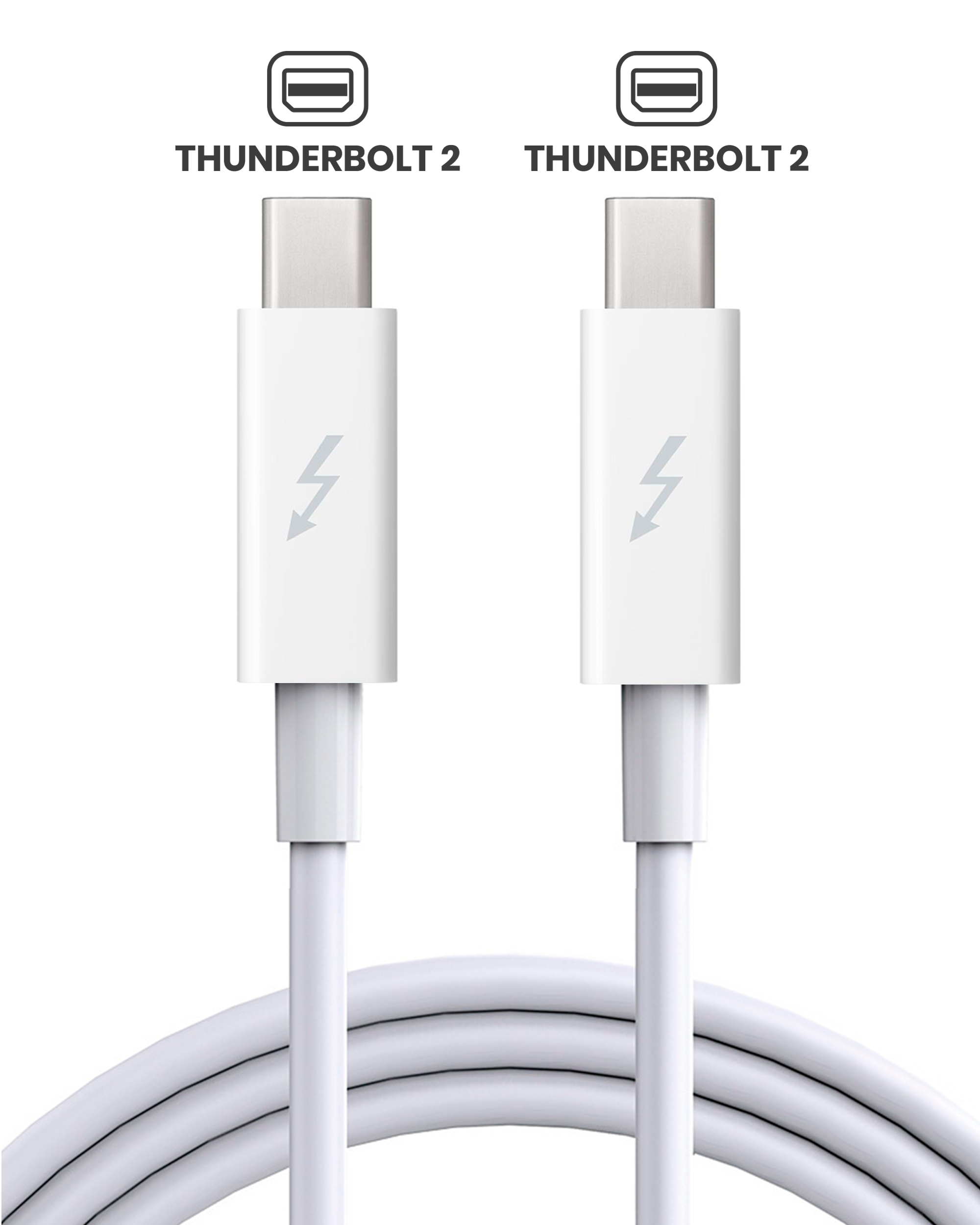 Thunderbolt 2 Cable For MacBook / IMac / Mac (1.8 m / 6 ft) (OEM Grade A) (Bulk Packaging)