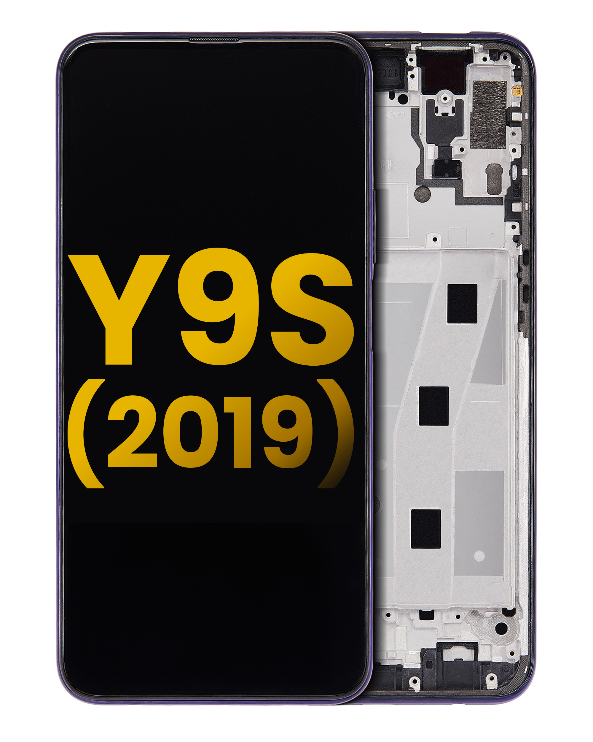 LCD Assembly With Frame For Huawei Y9s (2019) (Refurbished) (Phantom Purple)