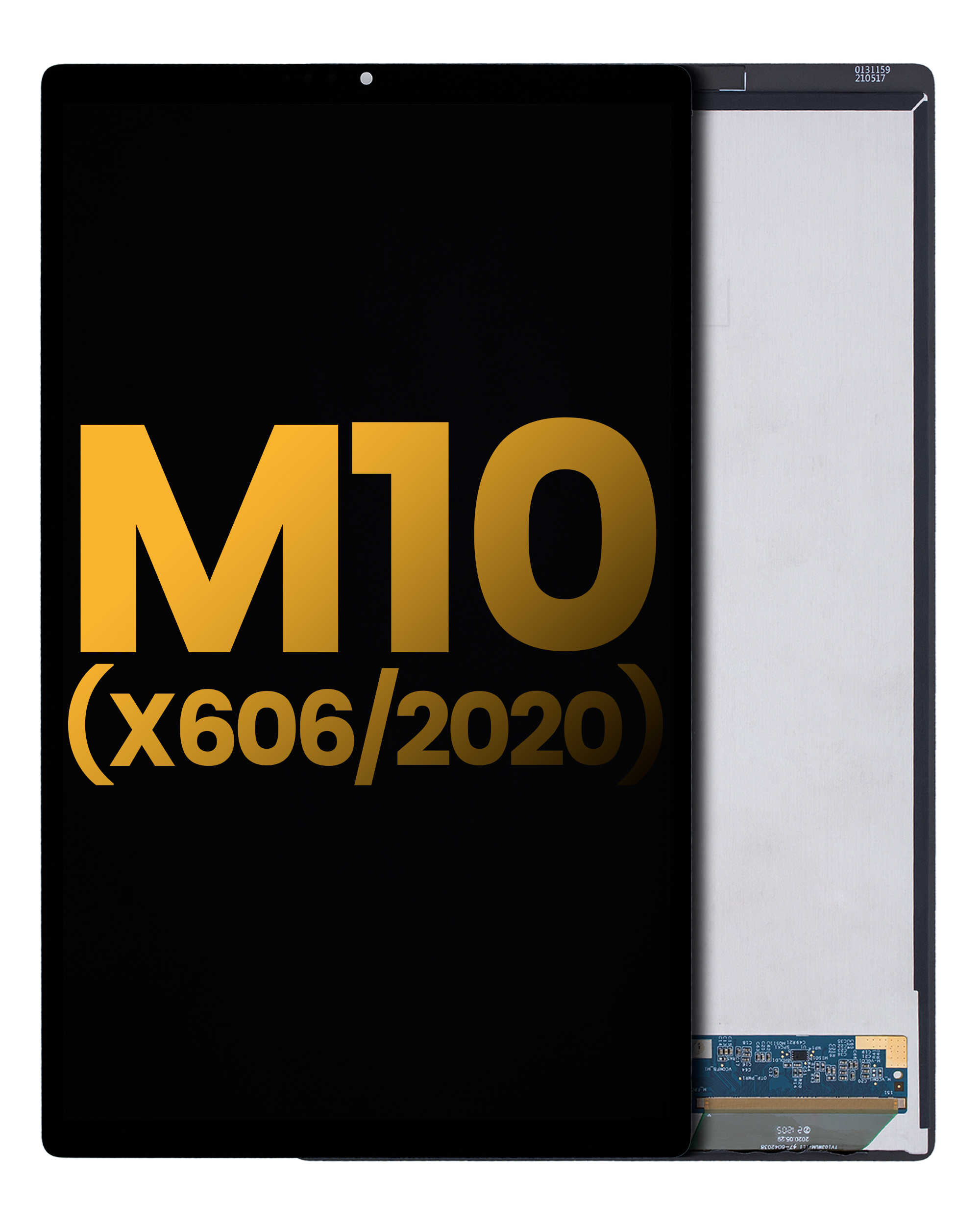 LCD Assembly Without Frame For Lenovo Tab M10 (TB-X606) (2nd Gen) (FHD Plus) (Refurbished) (Black)