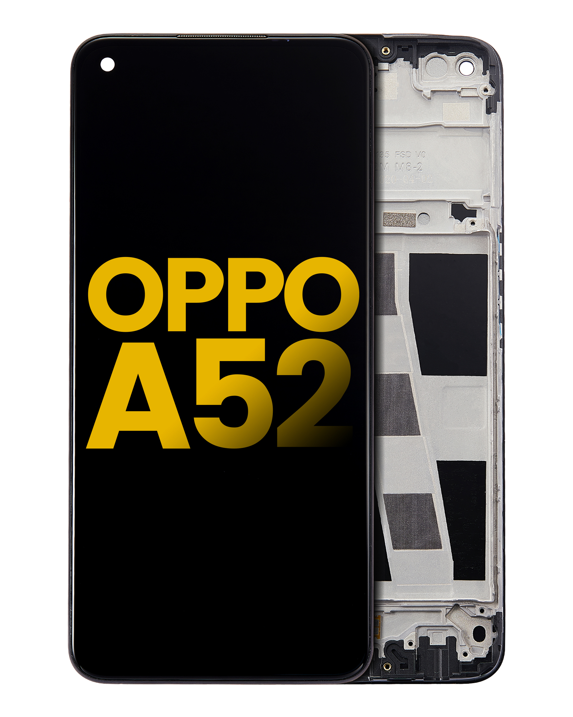 LCD Assembly With Frame For OPPO A52 (Refurbished) (All Colors)