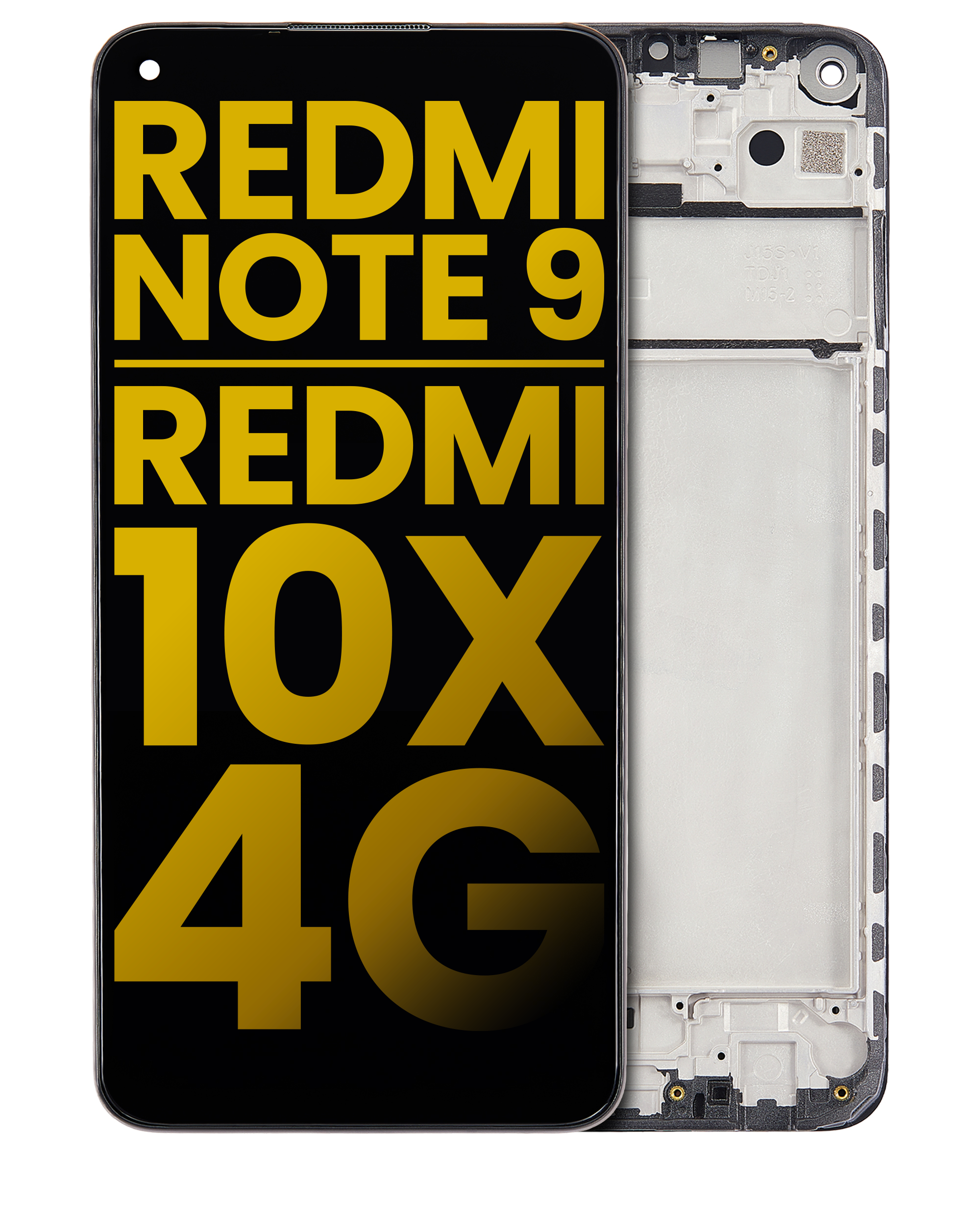LCD Assembly With Frame For Xiaomi Redmi Note 9 / Redmi 10x 4G (Refurbished) (All Colors)