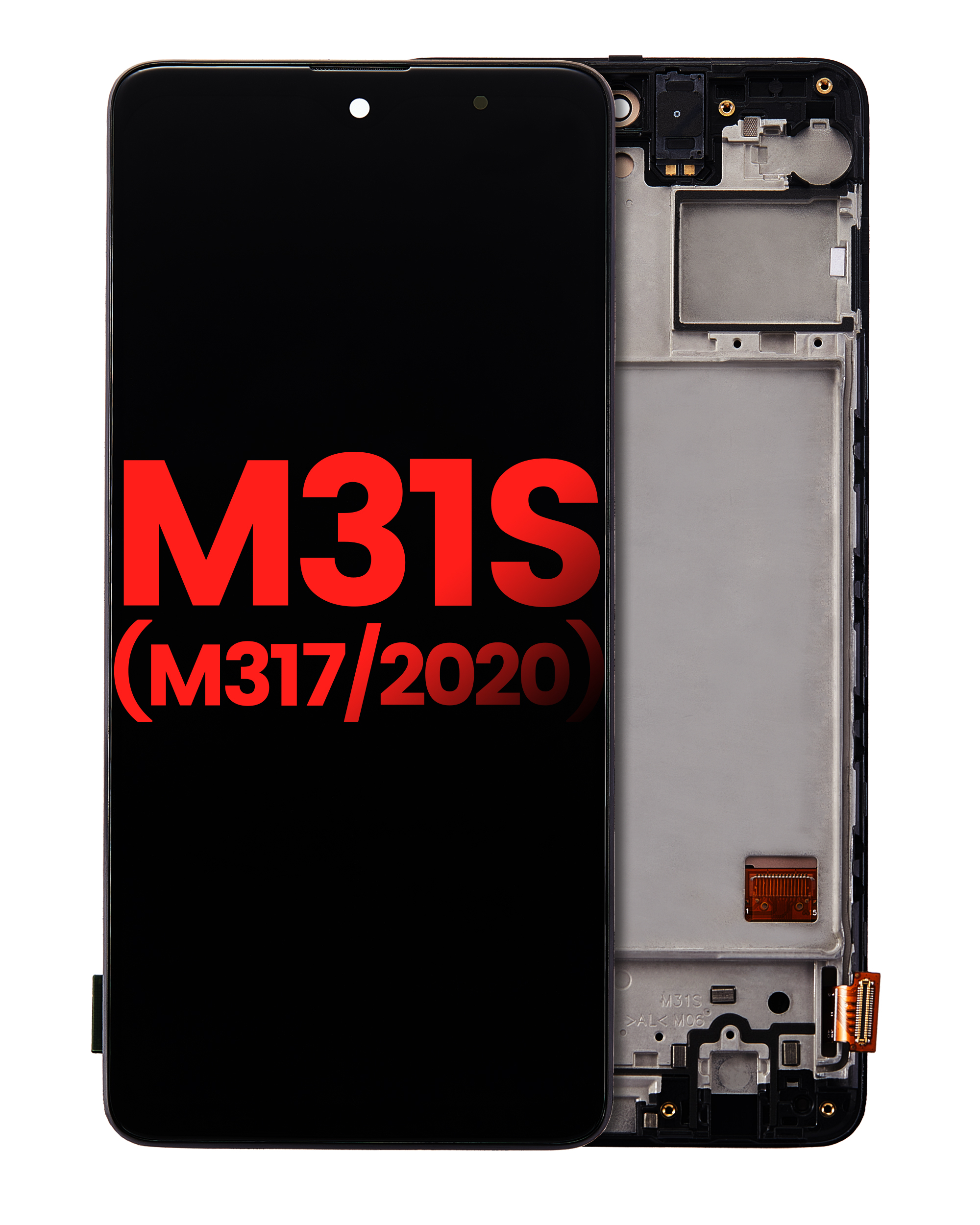 OLED Assembly With Frame For Samsung Galaxy M31S (M317 / 2020) (Aftermarket Plus) (All Colors)
