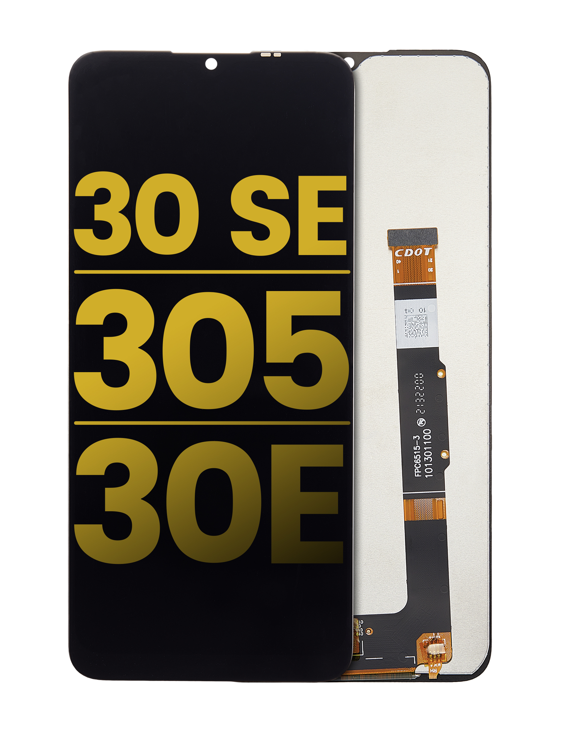 LCD Assembly Without Frame For TCL 30 SE / TCL 305 / TCL 30E (Refurbished) (All Colors)