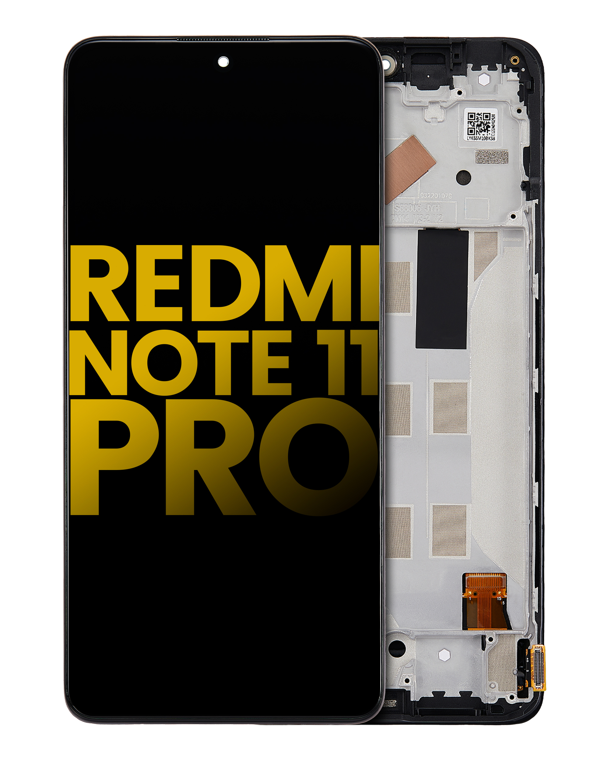 OLED Assembly With Frame For Xiaomi Redmi Note 11 Pro / Note 11 Pro 5G / Xiaomi Poco X4 Pro 5G / Redmi Note 11E Pro (Refurbished) (All Colors)