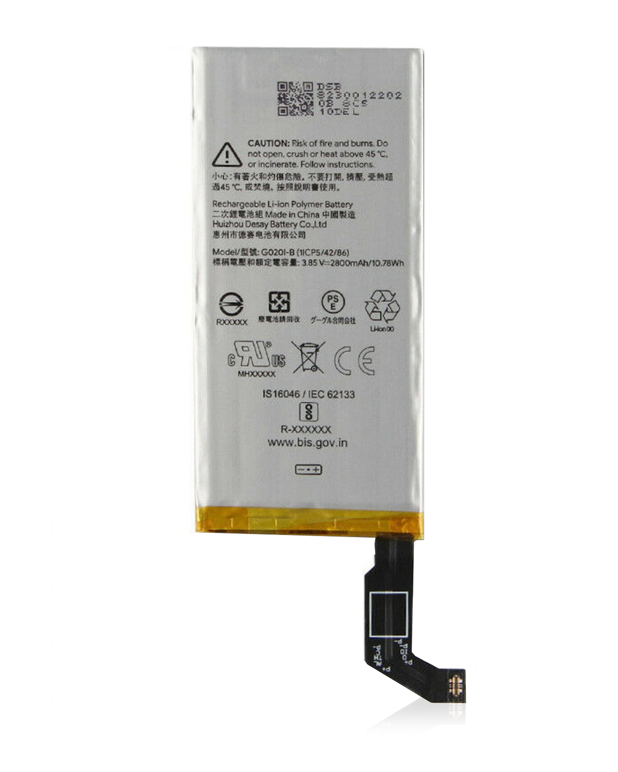 Replacement Battery For Google Pixel 4  (G020I-B) (Genuine OEM)