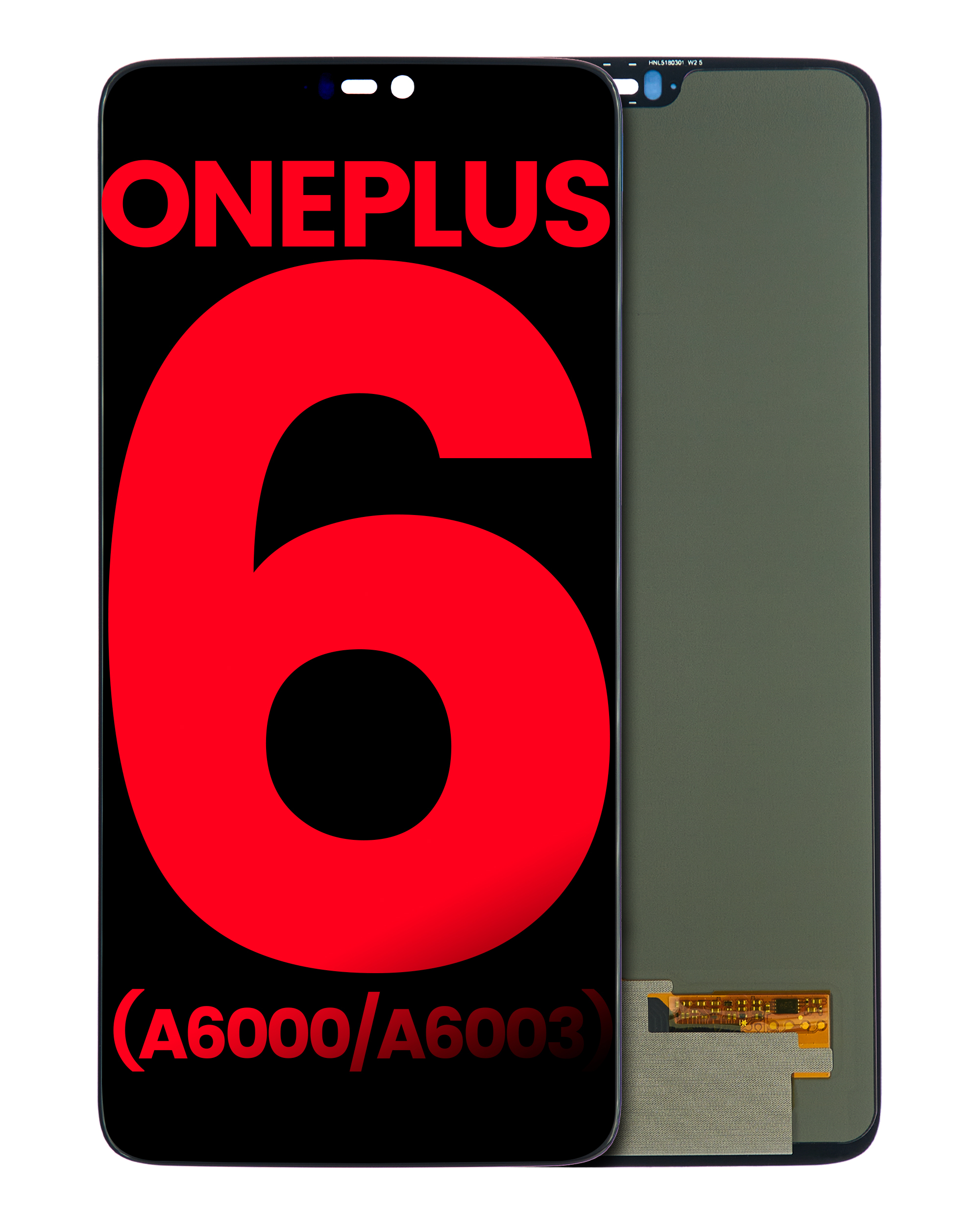 OLED Assembly Without Frame For OnePlus 6 (A6000 / A6003) (Aftermarket Plus) (All Colors)