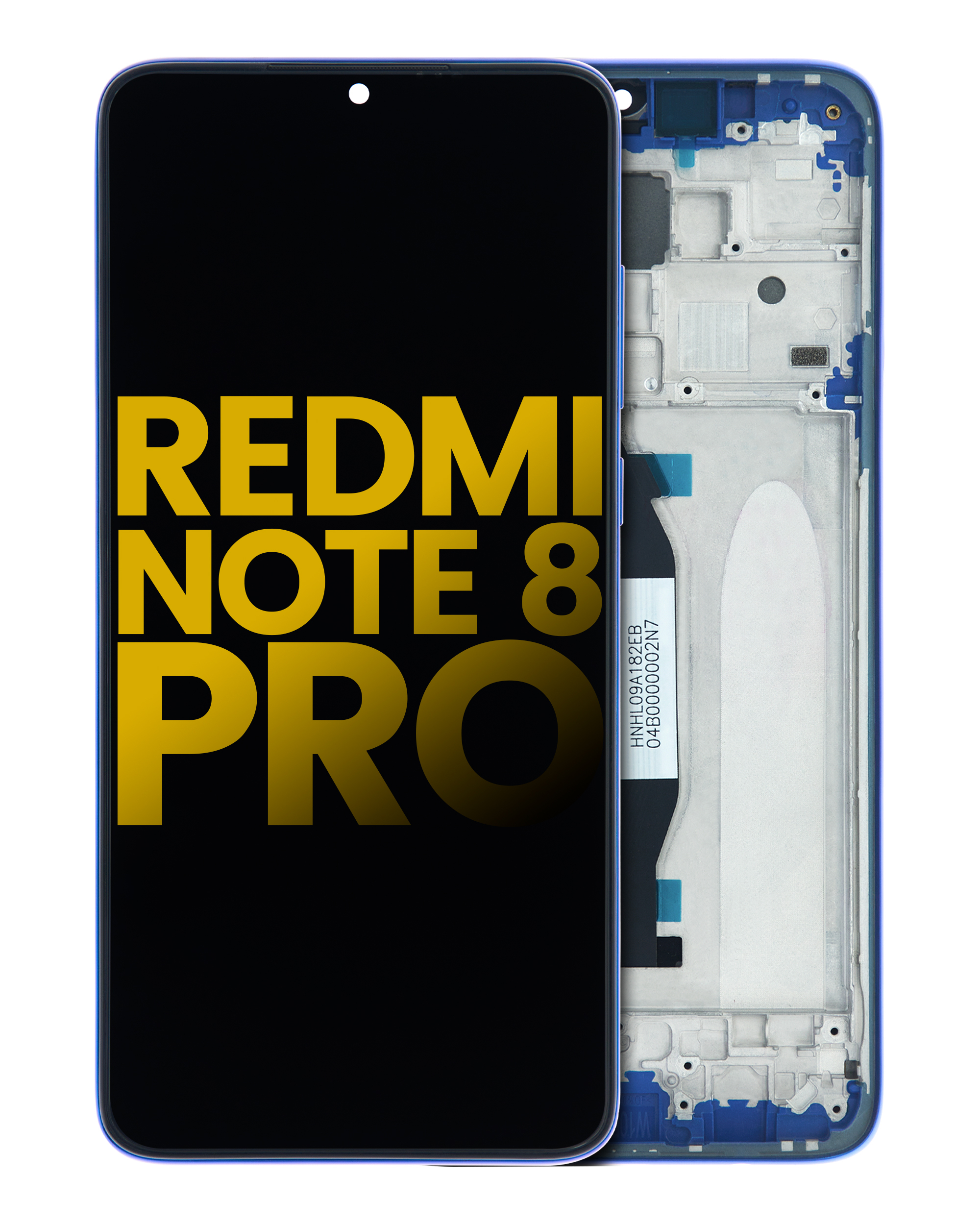 LCD Assembly With Frame For Xiaomi Redmi Note 8 Pro (Refurbished) (Blue)