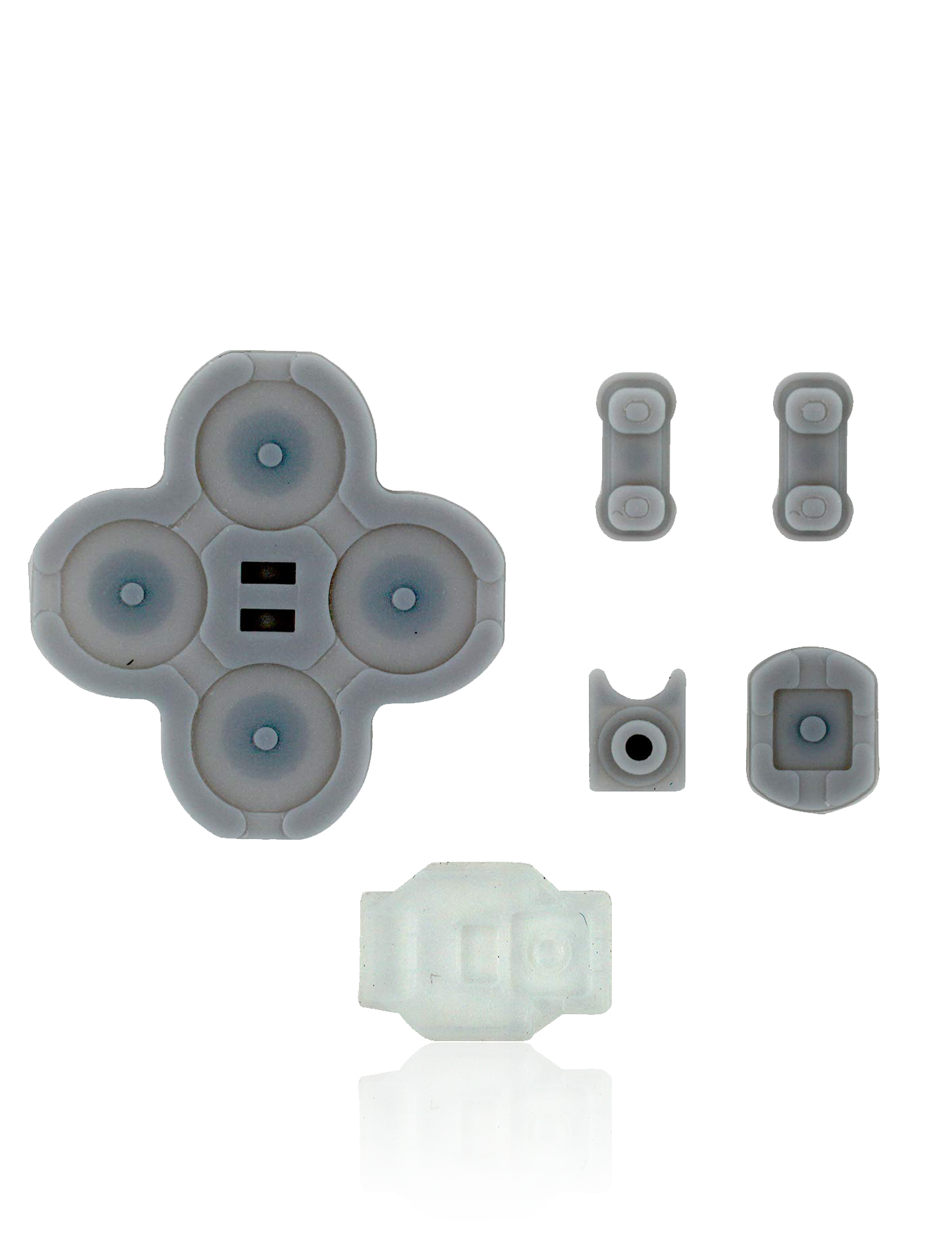 Rubber Conductive D-Pad Buttons (Right) Set For Nintendo Switch Joy Con Controller (6 Piece Set)