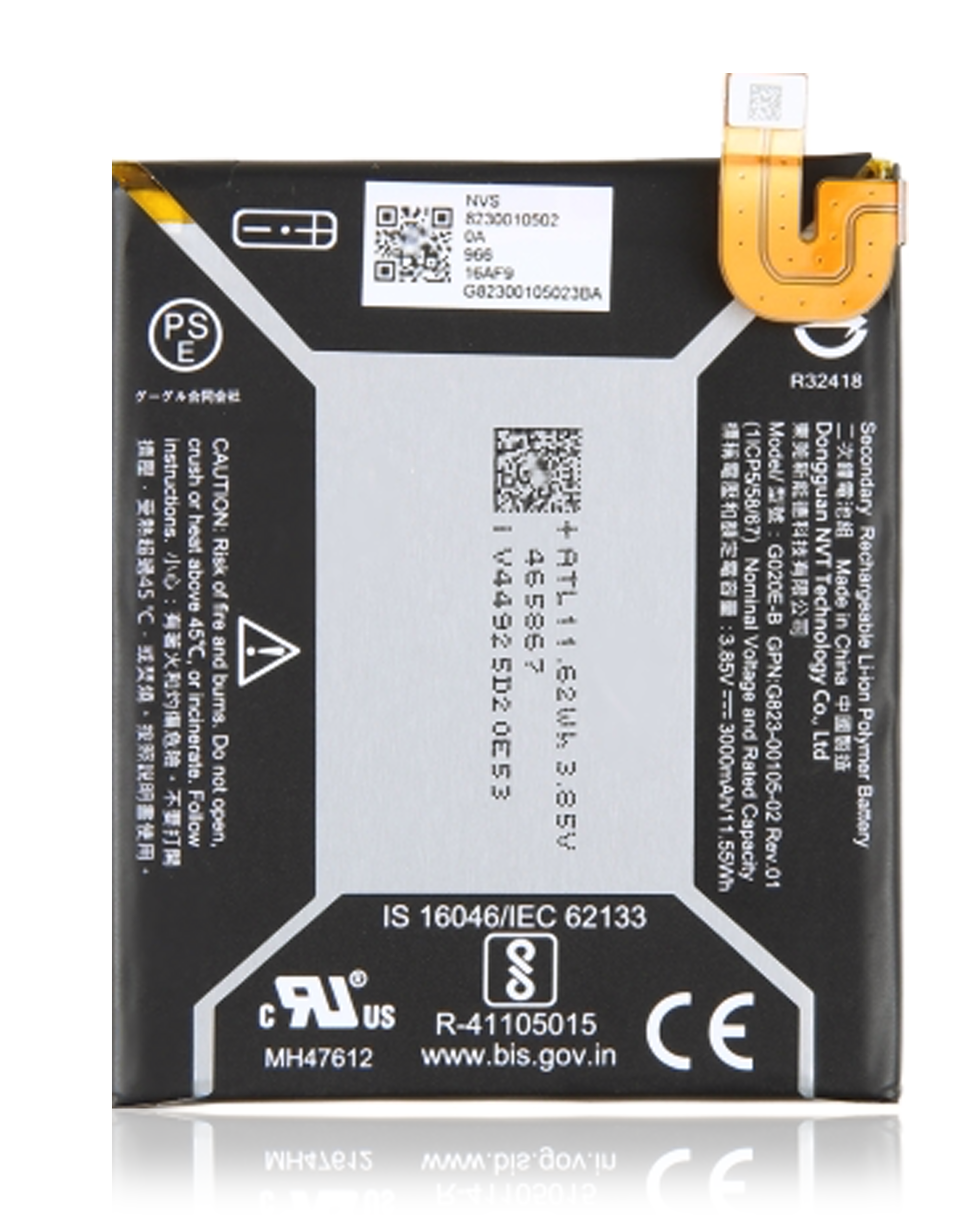Replacement Battery For Google Pixel 3a  (G020E-B) (Genuine OEM)