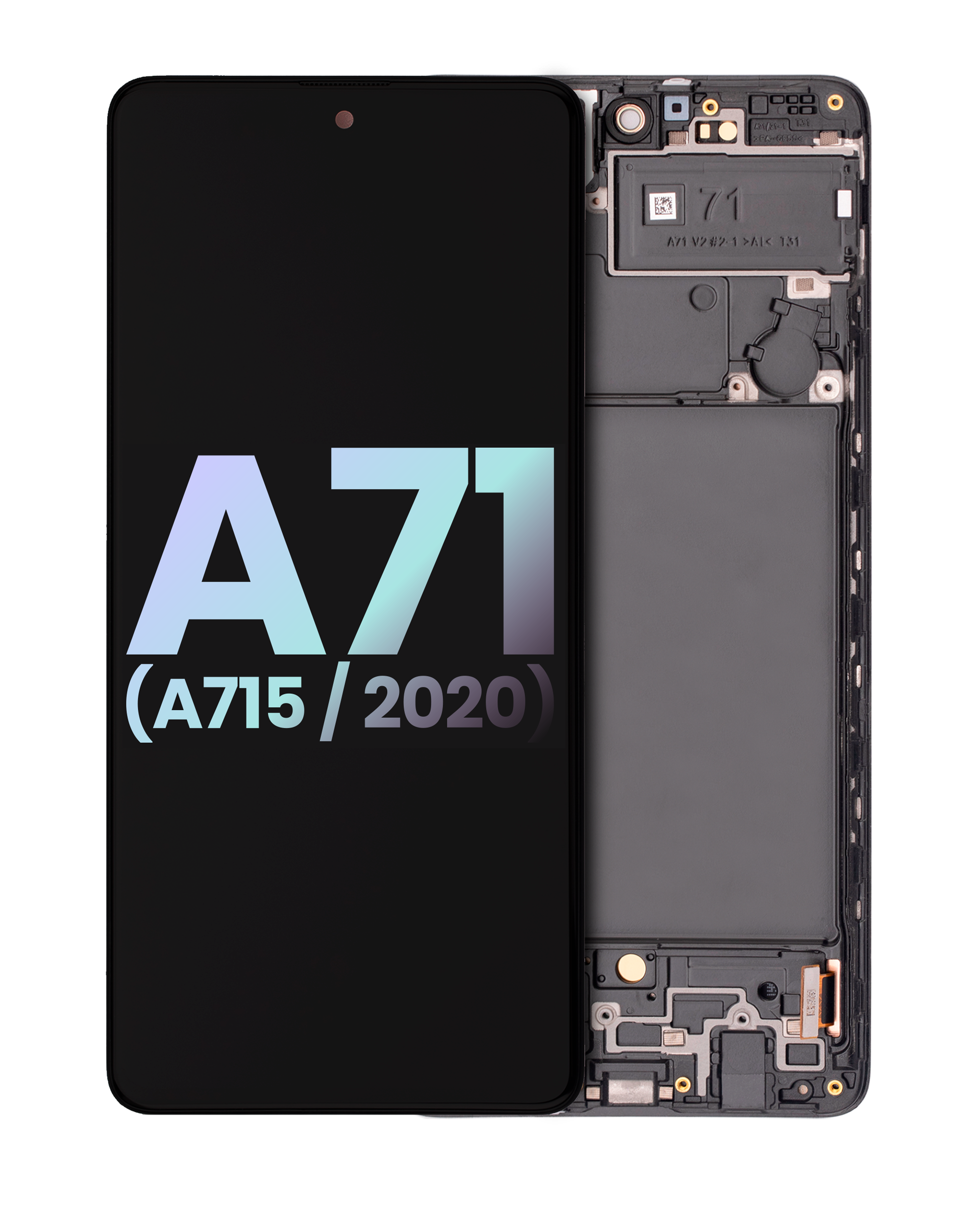 OLED Assembly With Frame For Samsung Galaxy A71 (A715 / 2020) (Service Pack) (All Colors)