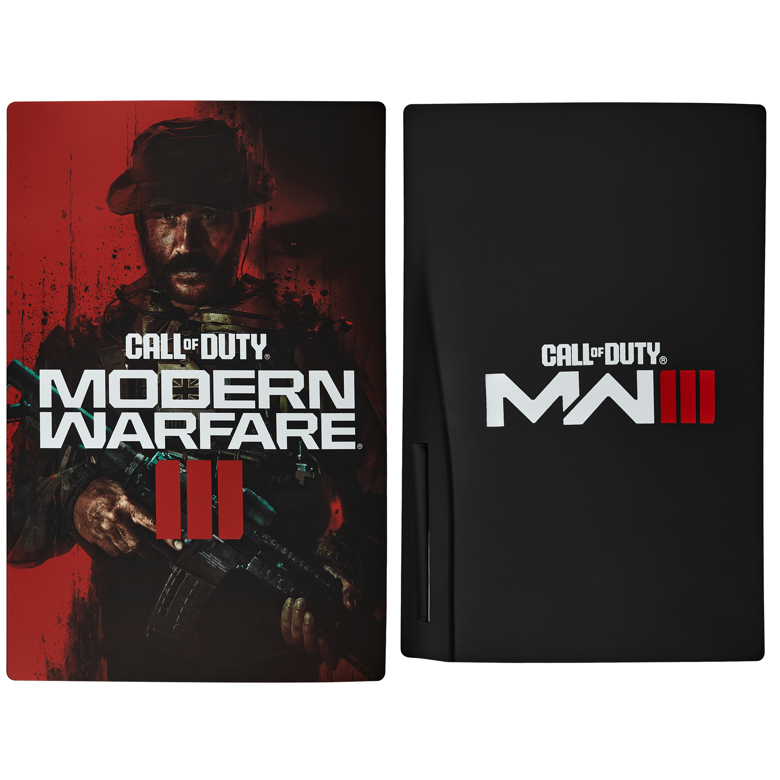 Faceplate Cover (Top & Bottom) For PlayStation 5 (1000 / 1100 / 1200) (Call of Duty / Modern Warfare)