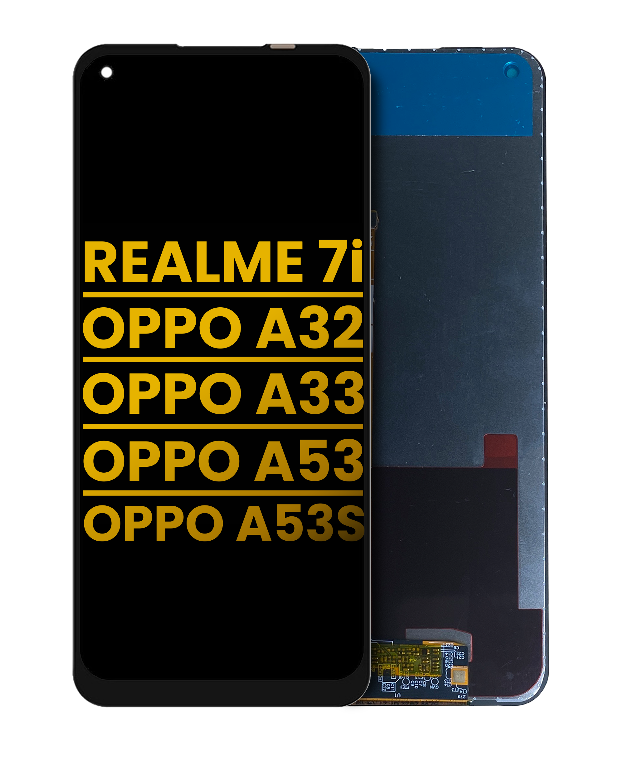 LCD Assembly Without Frame For Oppo A32 (2020) / Oppo A33 (2020) / Oppo A53 (2020) / Oppo A53s (2021) (Refurbished) (All Colors)