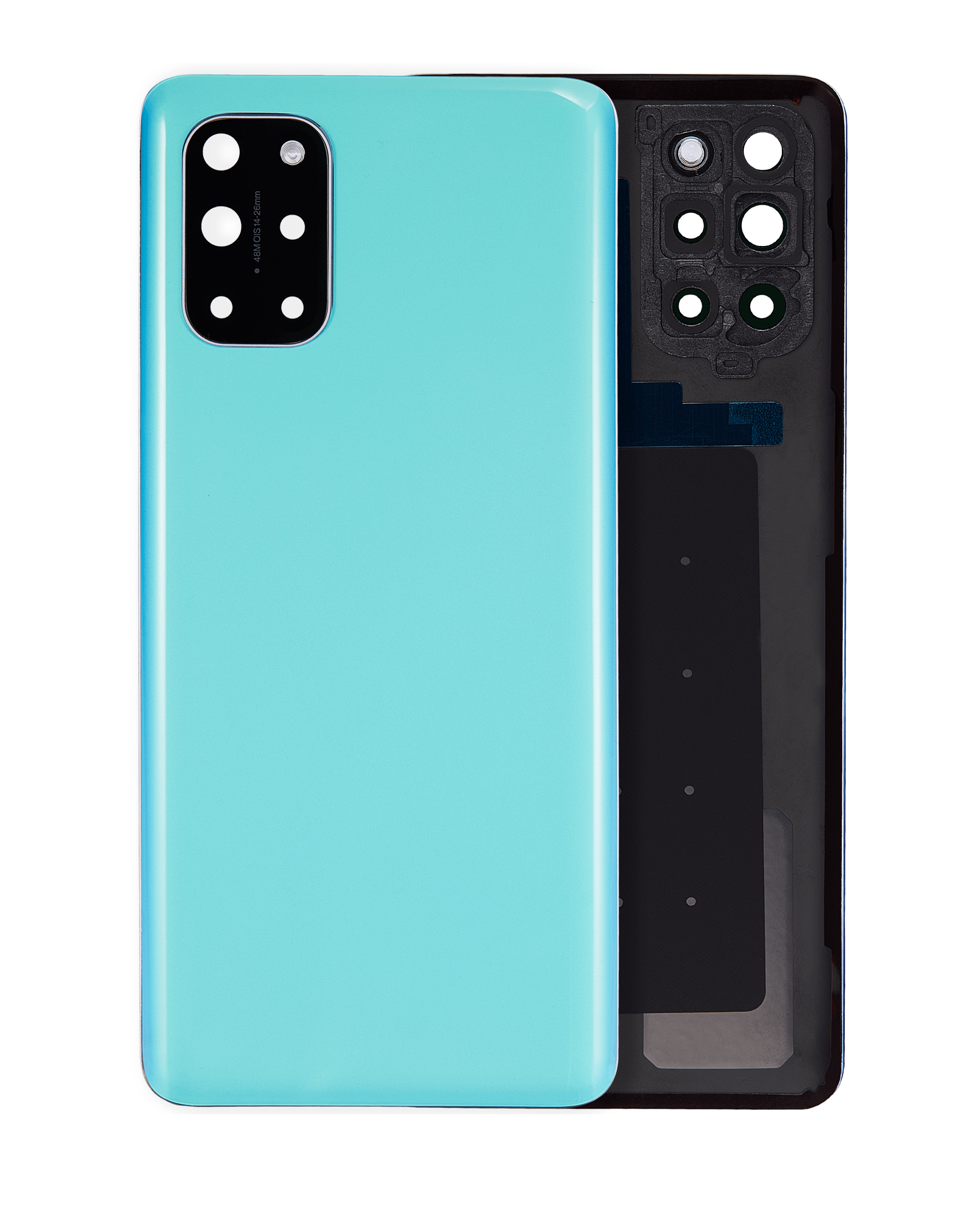 Back cover Glass With Camera Lens For OnePlus 8T (Aftermarket Plus) (Aquamarine Green)