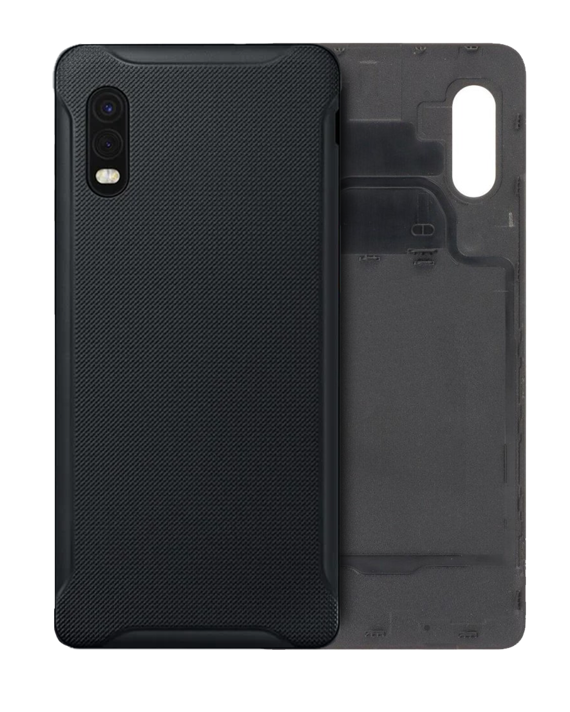 Back Cover Glass For Samsung Galaxy Xcover Pro (Service Pack) (Black)