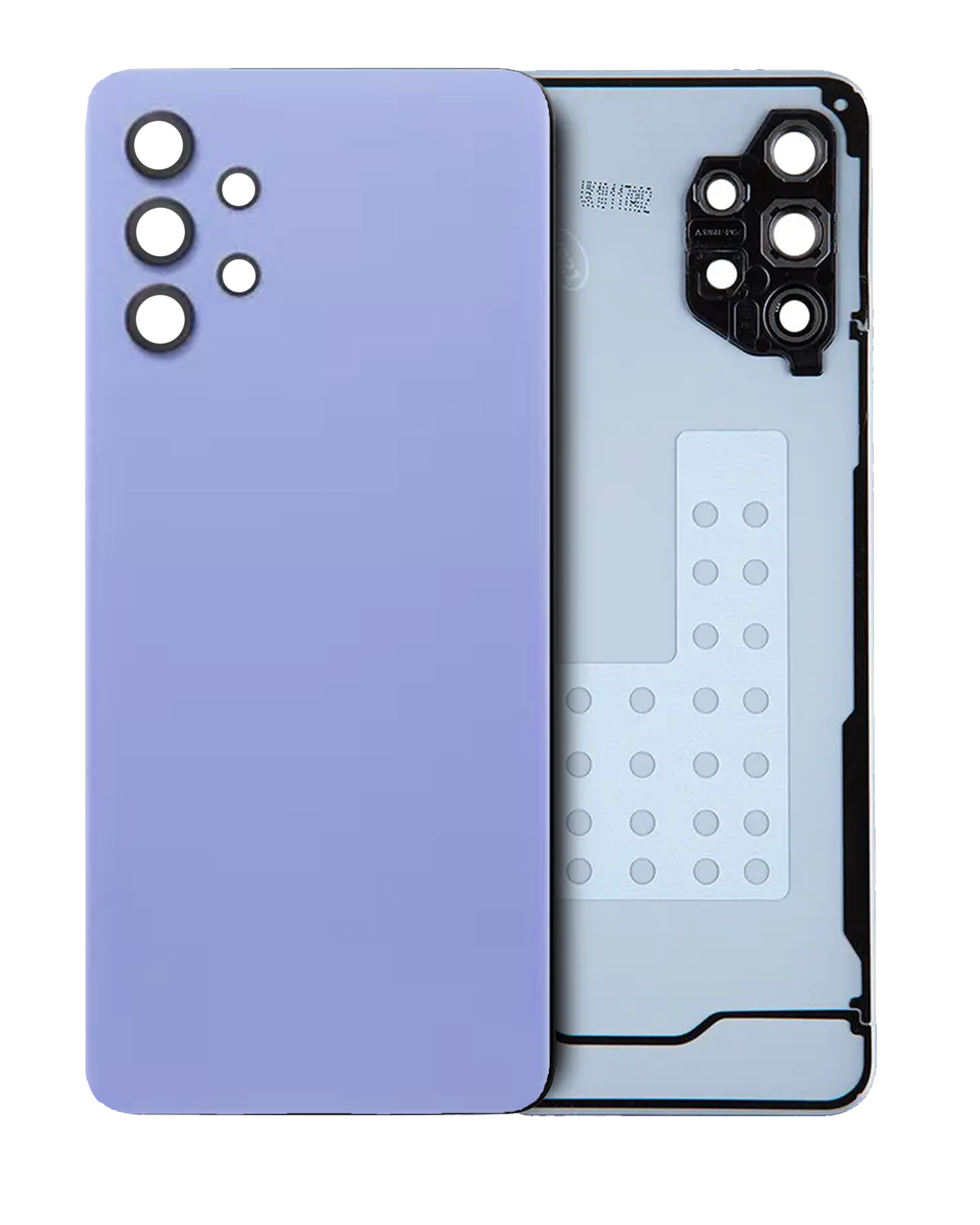 Back Cover Glass With Camera Lens For Samsung Galaxy A32 5G (A326 / 2021) (Service Pack) (Awesome Violet)