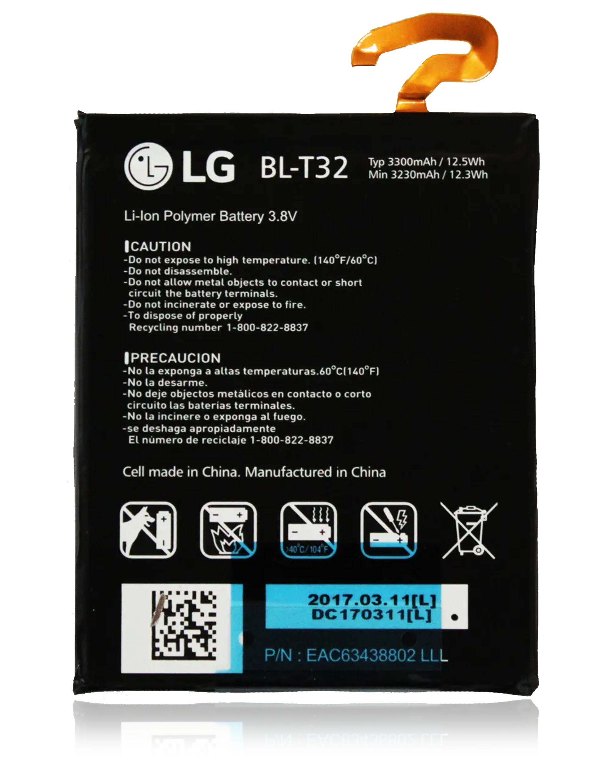 Replacement Battery For LG G6 (BL-T32) (Genuine OEM)