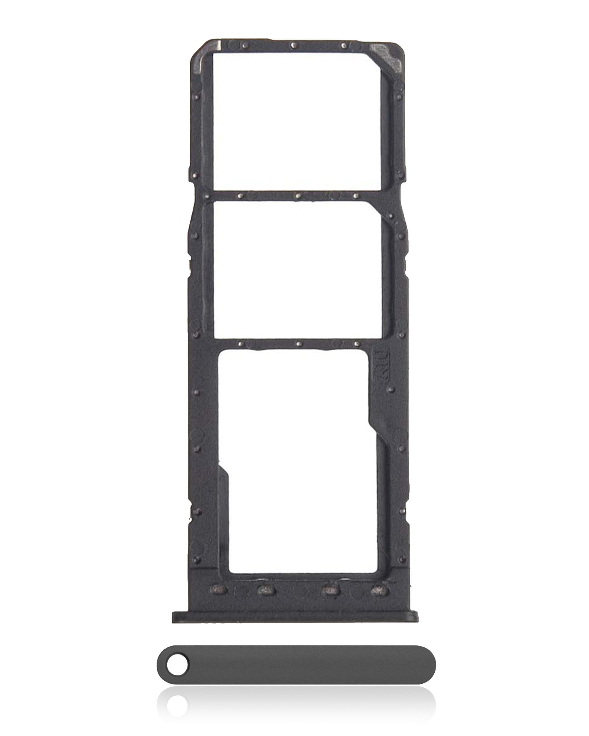 Dual Sim Card Tray For Samsung Galaxy A10 (A105 / 2019) (Black)