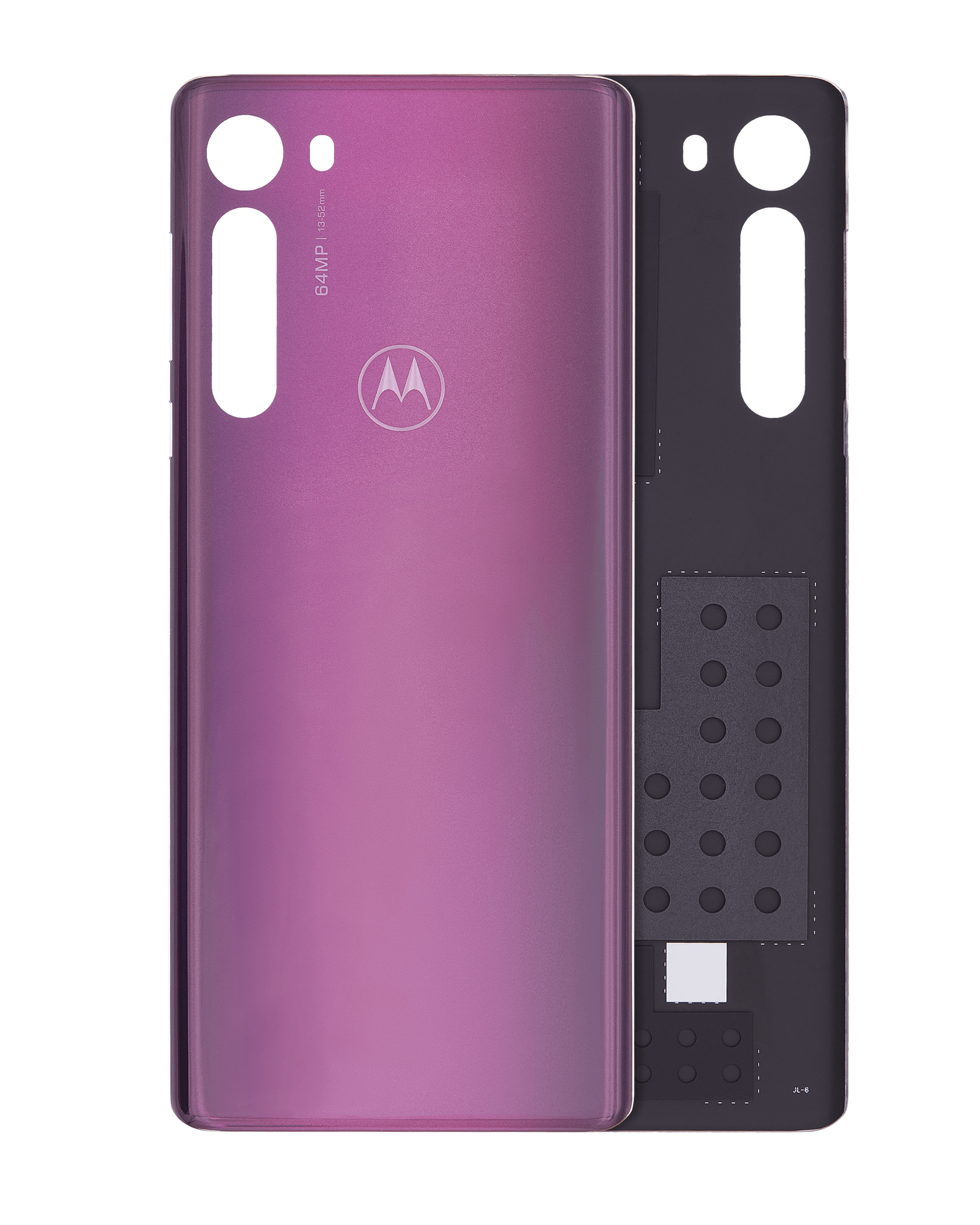 Back cover Glass For Motorola Moto Edge (XT2063 / 2020) (Genuine OEM) (Midnight Magenta)