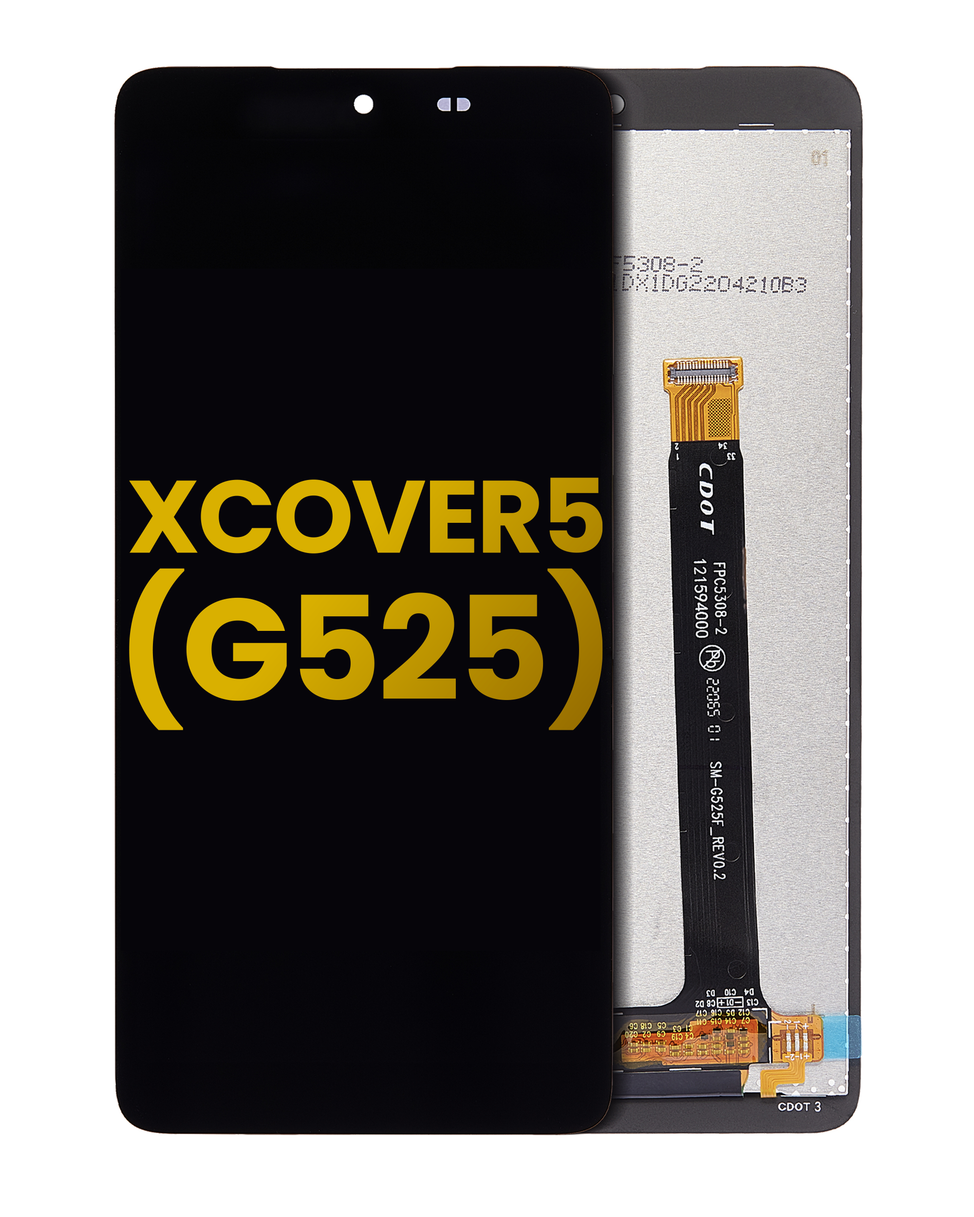 LCD Assembly Without Frame For Samsung Galaxy XCover 5 (G525) (Refurbished) (Black)