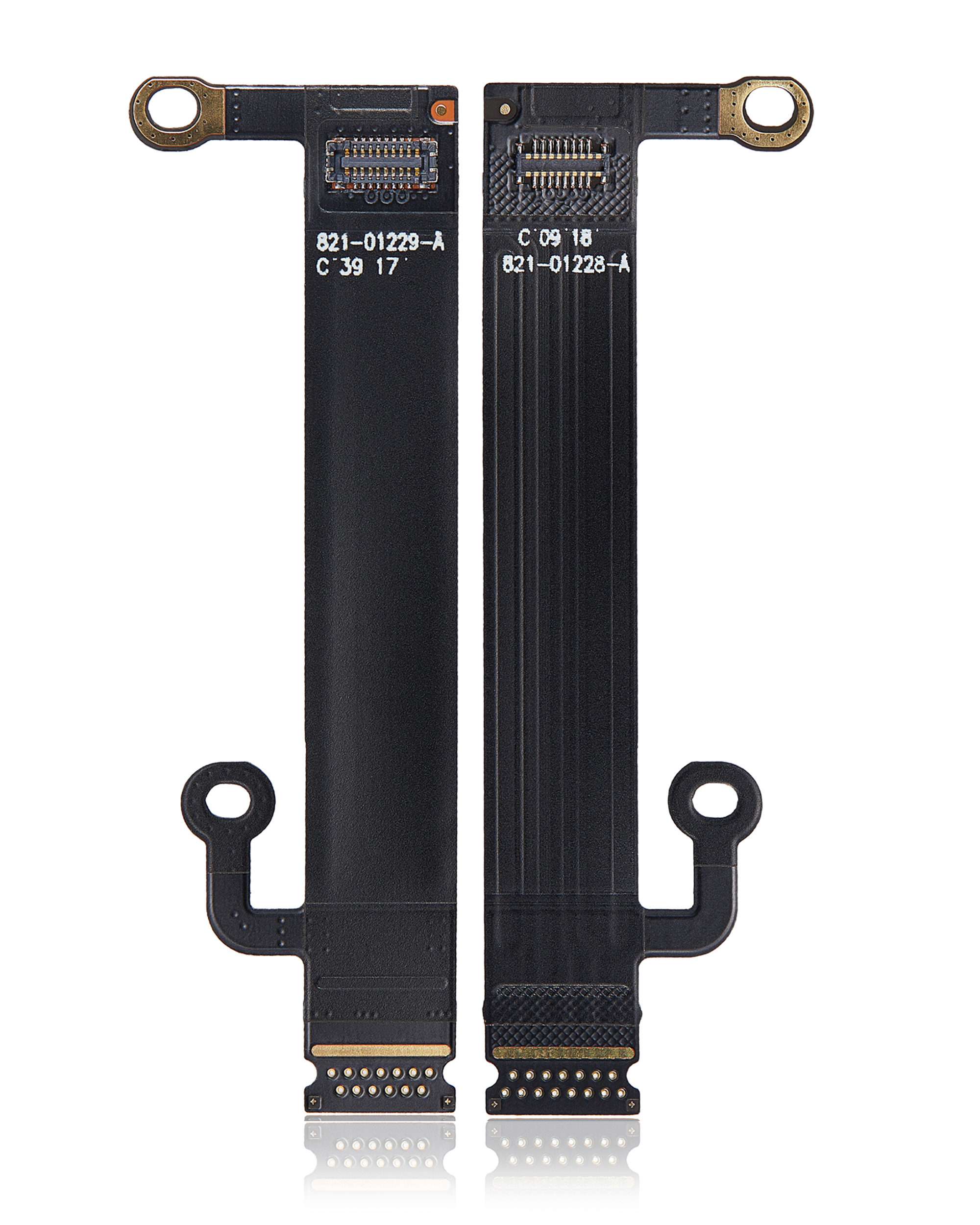 LCD Backlight And Front Camera Extension Flex Cable For MacBook Pro 13" / 15" A1706 / A1707 / A1708 / A1989 / A2159 / A2289 / A2251 / A1932 / A2179 / A1990 / A2338 (2016-2020) (2 Piece Set)