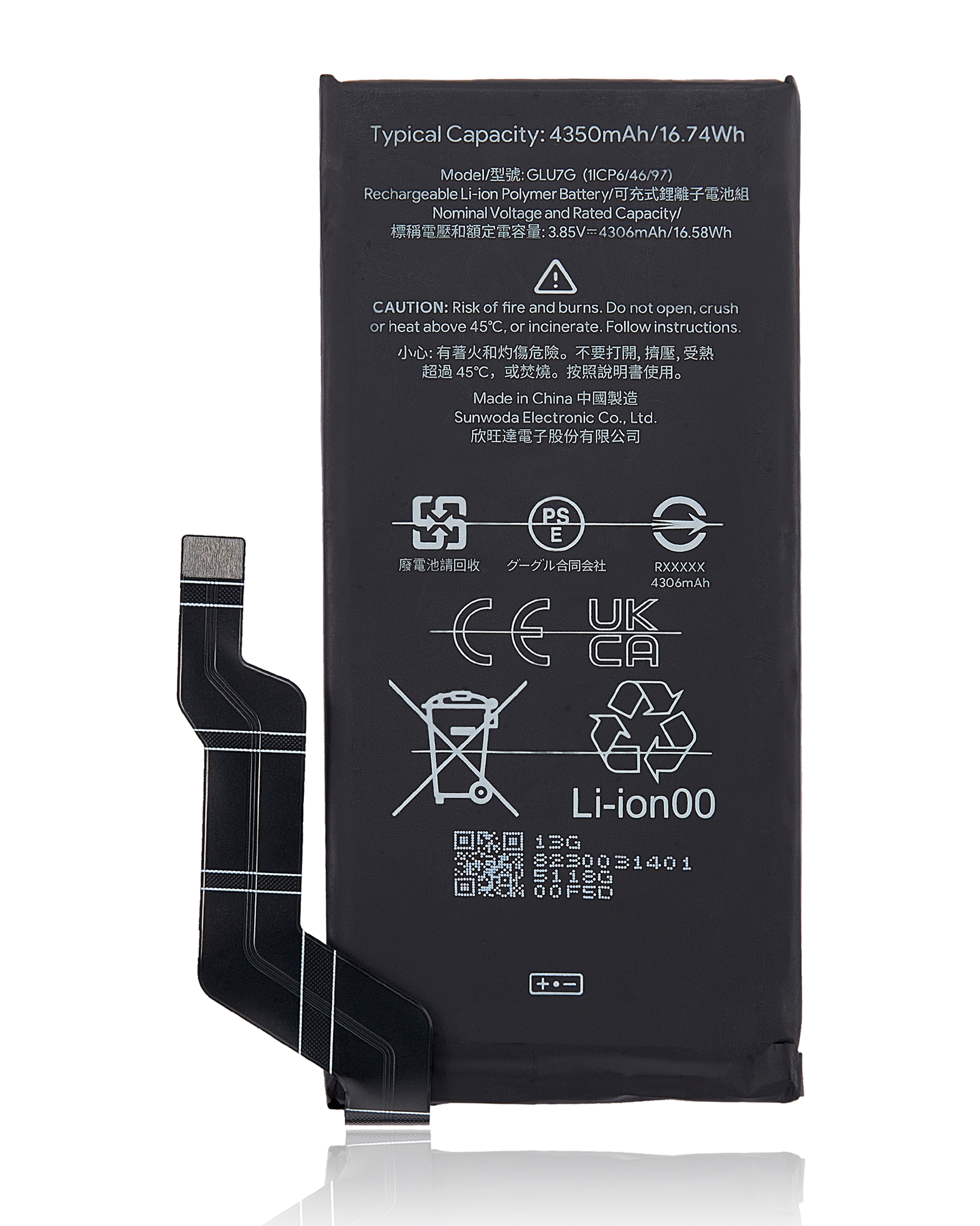 Replacement Battery For Google Pixel 6A (GLU7G) (Genuine OEM)