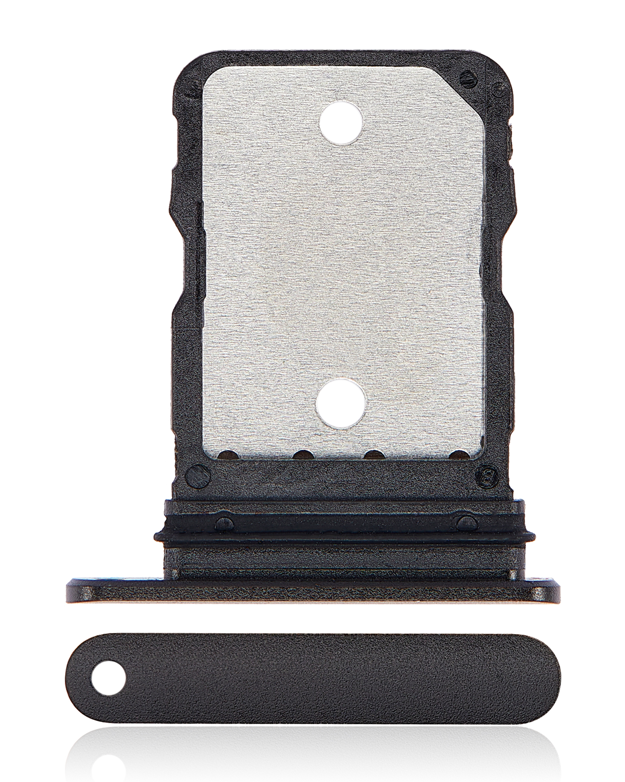 Single Sim Card Tray For Google Pixel 6 (Stormy Black)