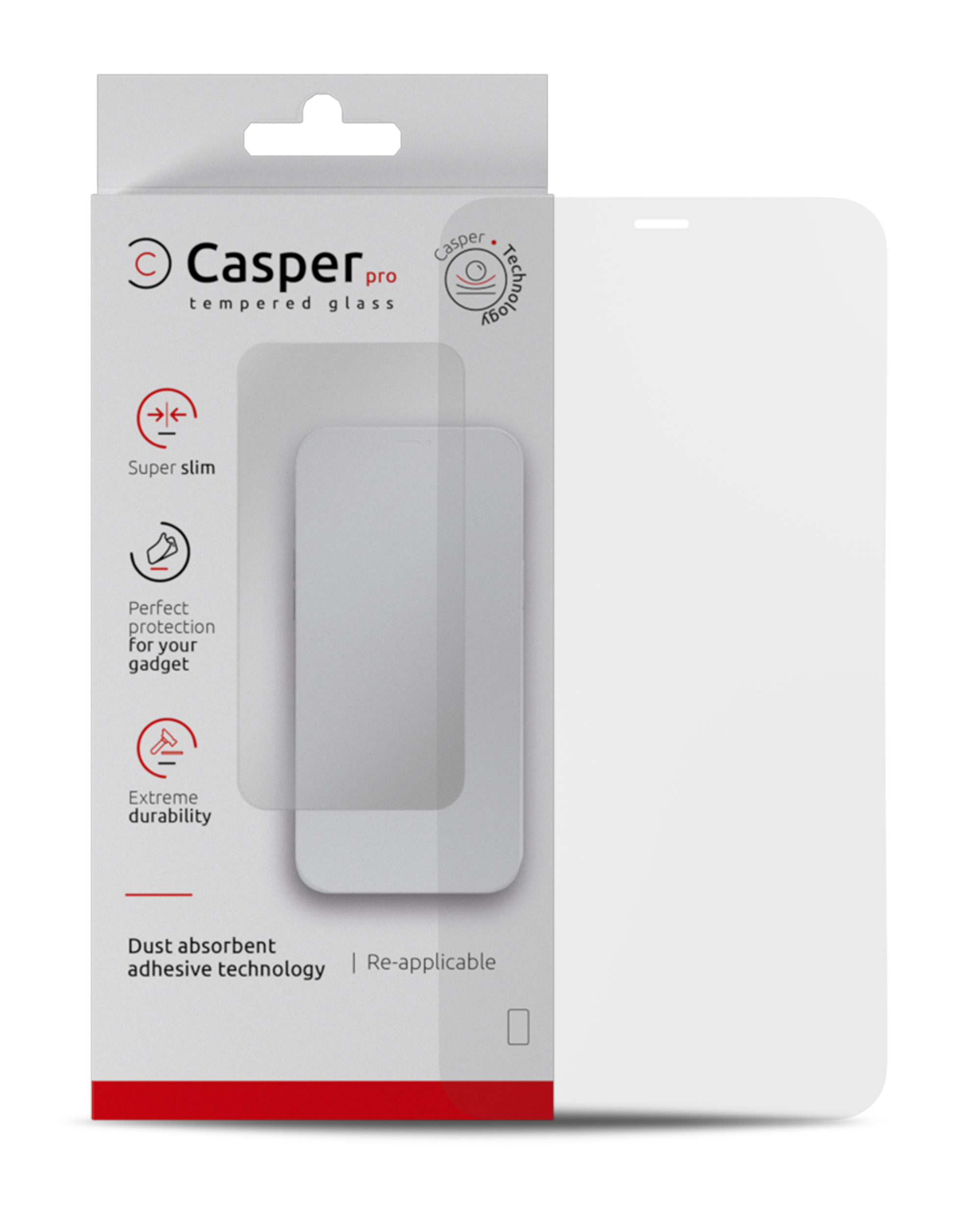 Casper Pro Tempered Glass For iPhone X / XS / 11 Pro (Retail Pack) (Matte)