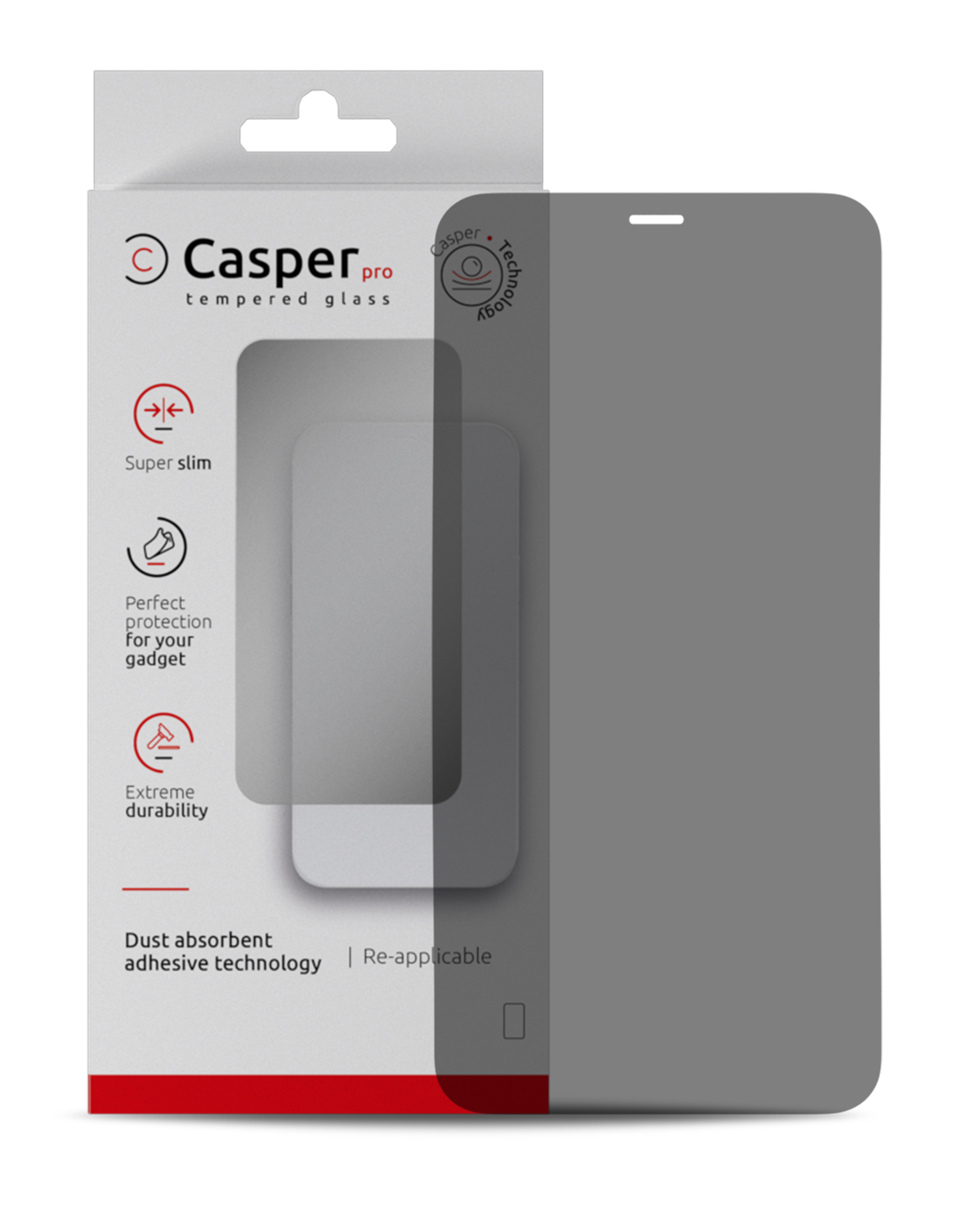 Casper Pro Tempered Glass For iPhone XS Max / 11 Pro Max (Retail Pack) (Privacy)