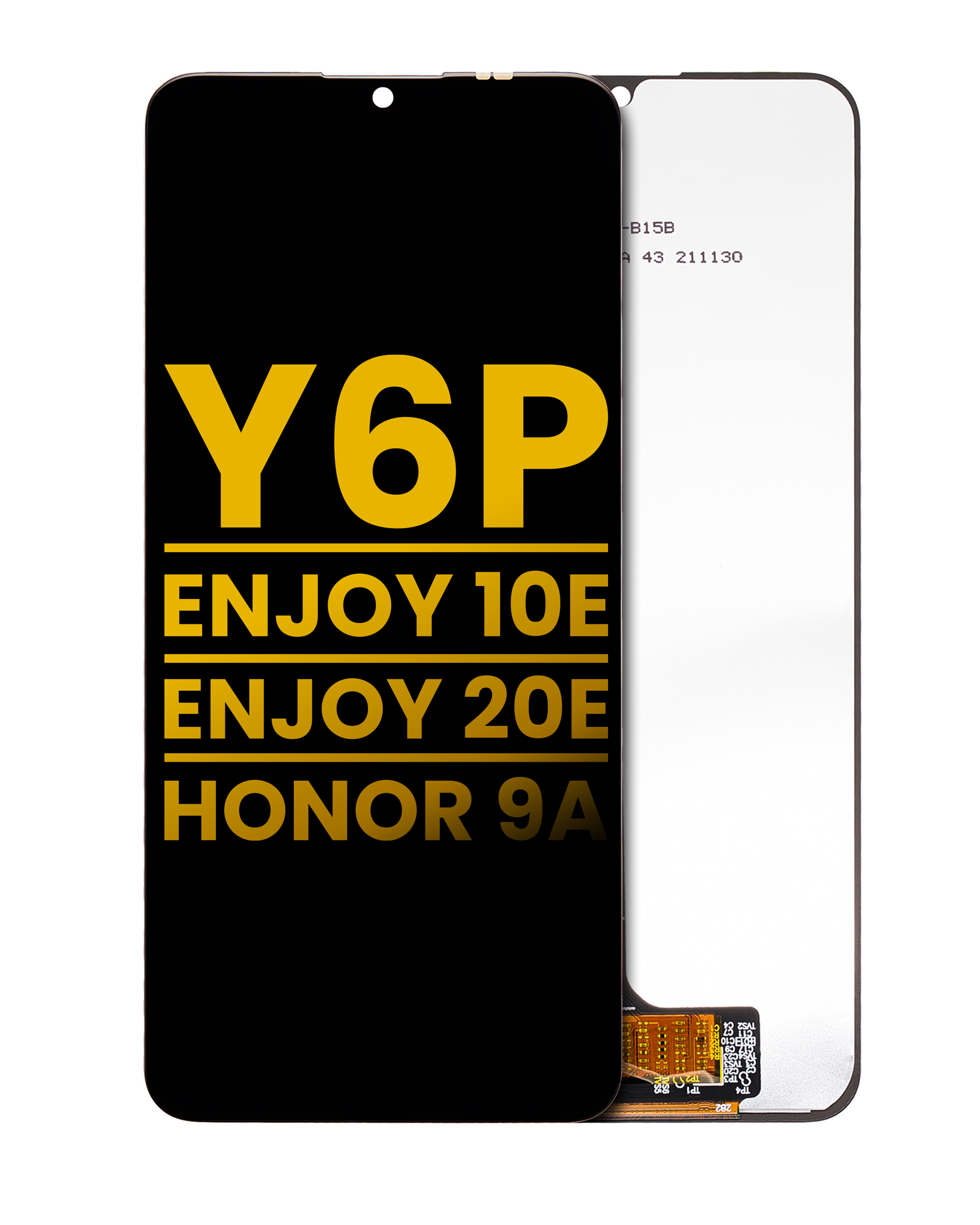 LCD Assembly Without Frame For Huawei Y6P / Enjoy 10e / Enjoy 20e / Honor 9A (Refurbished) (All Colors)