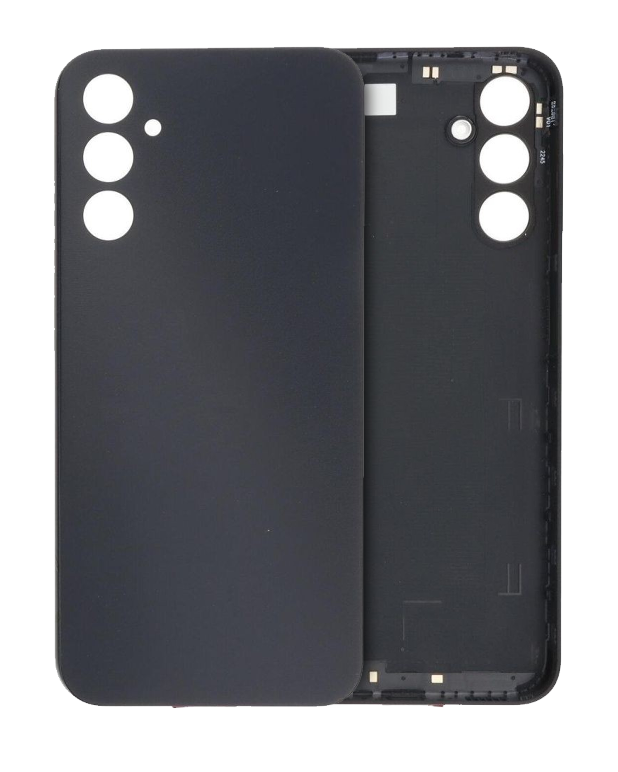 Back Cover Glass For Samsung Galaxy A14 4G (A145 / 2023) (Service Pack) (Black)