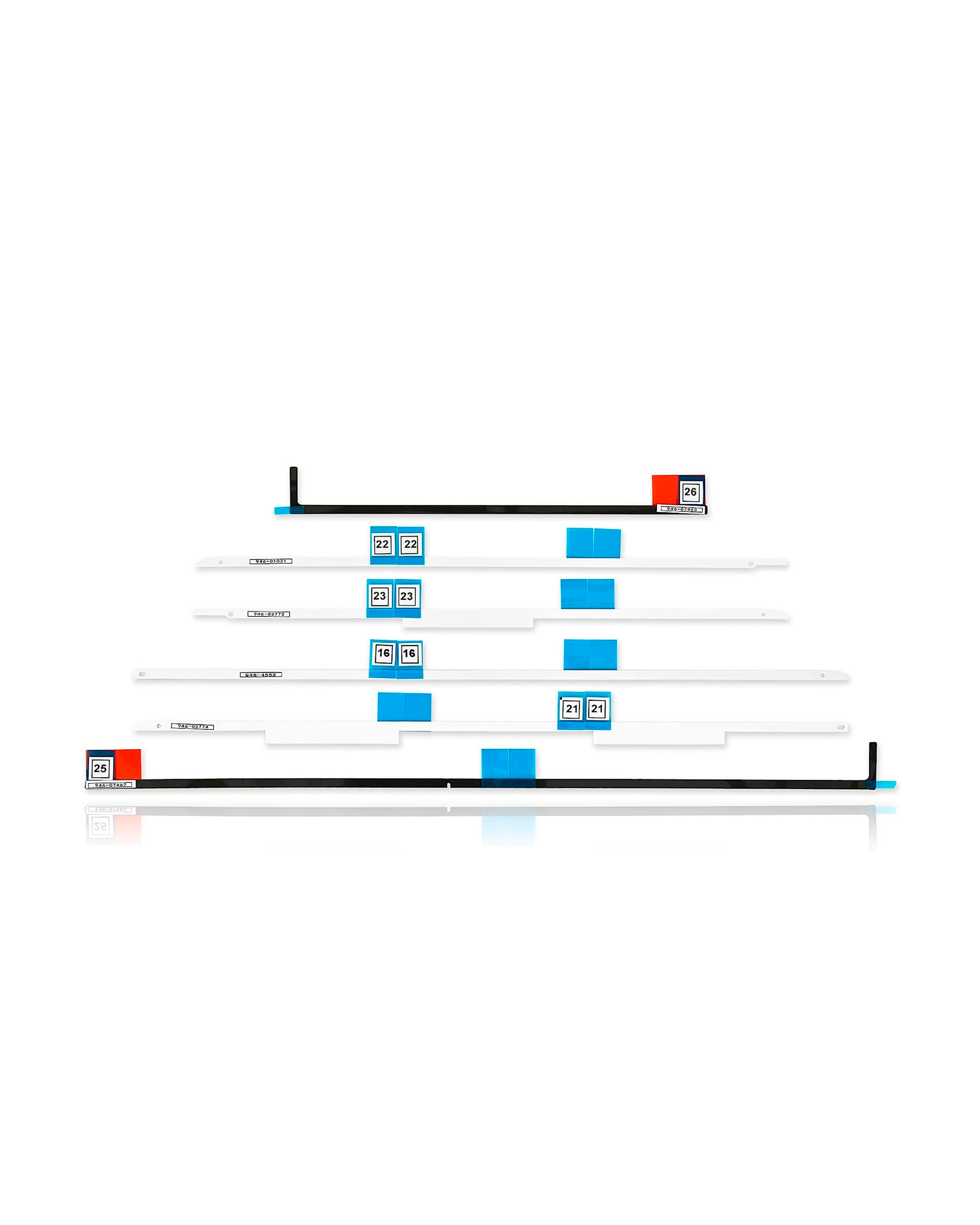 LCD Pre-cut Adhesive Tape For iMac 27" A1419 (2012-2017) / A1862 (2017) / A2115 (2019-2020) (Premium)