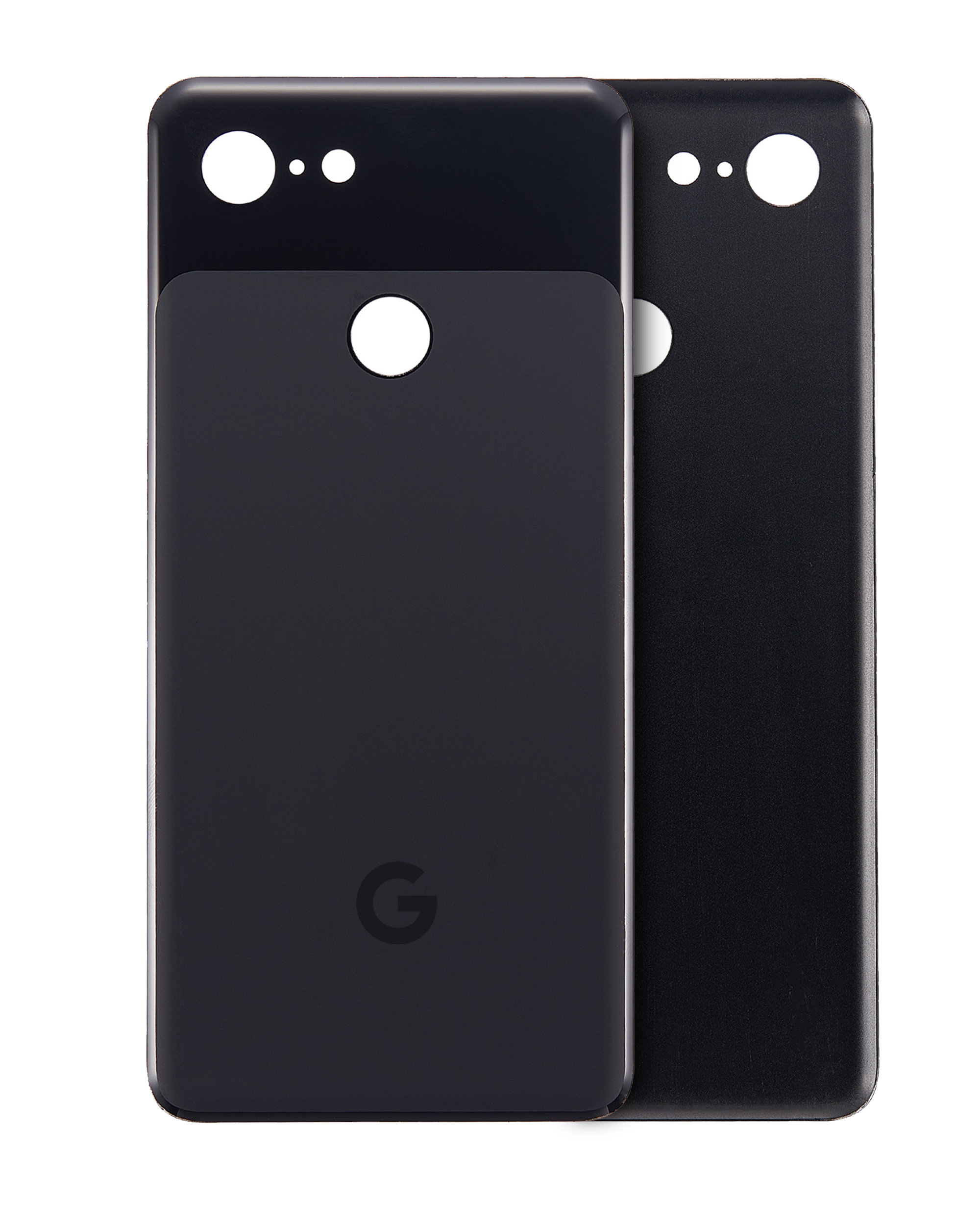 Back cover Glass For Google Pixel 3 (Just Black)