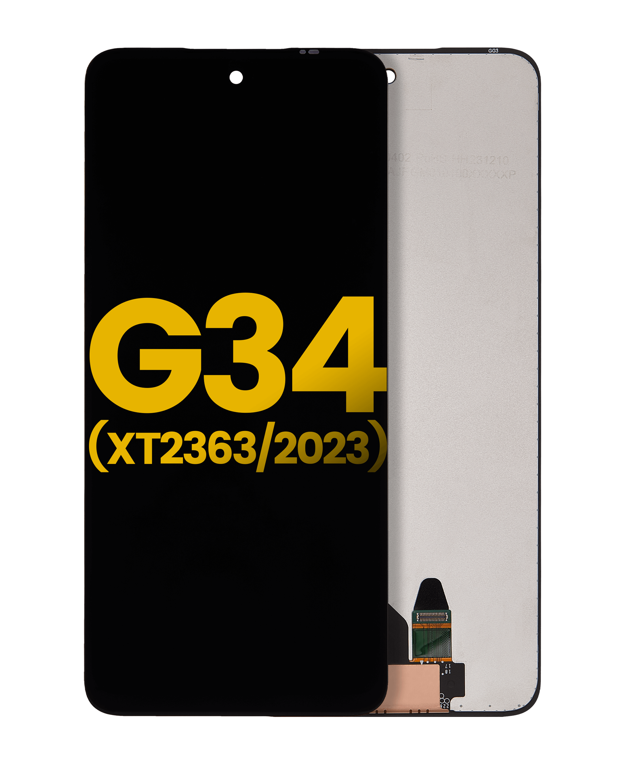 LCD Assembly Without Frame For Motorola Moto G34 (XT2363-2 / 2023) / G45 5G (XT2369 / 2024) (Refurbished) (All Colors)