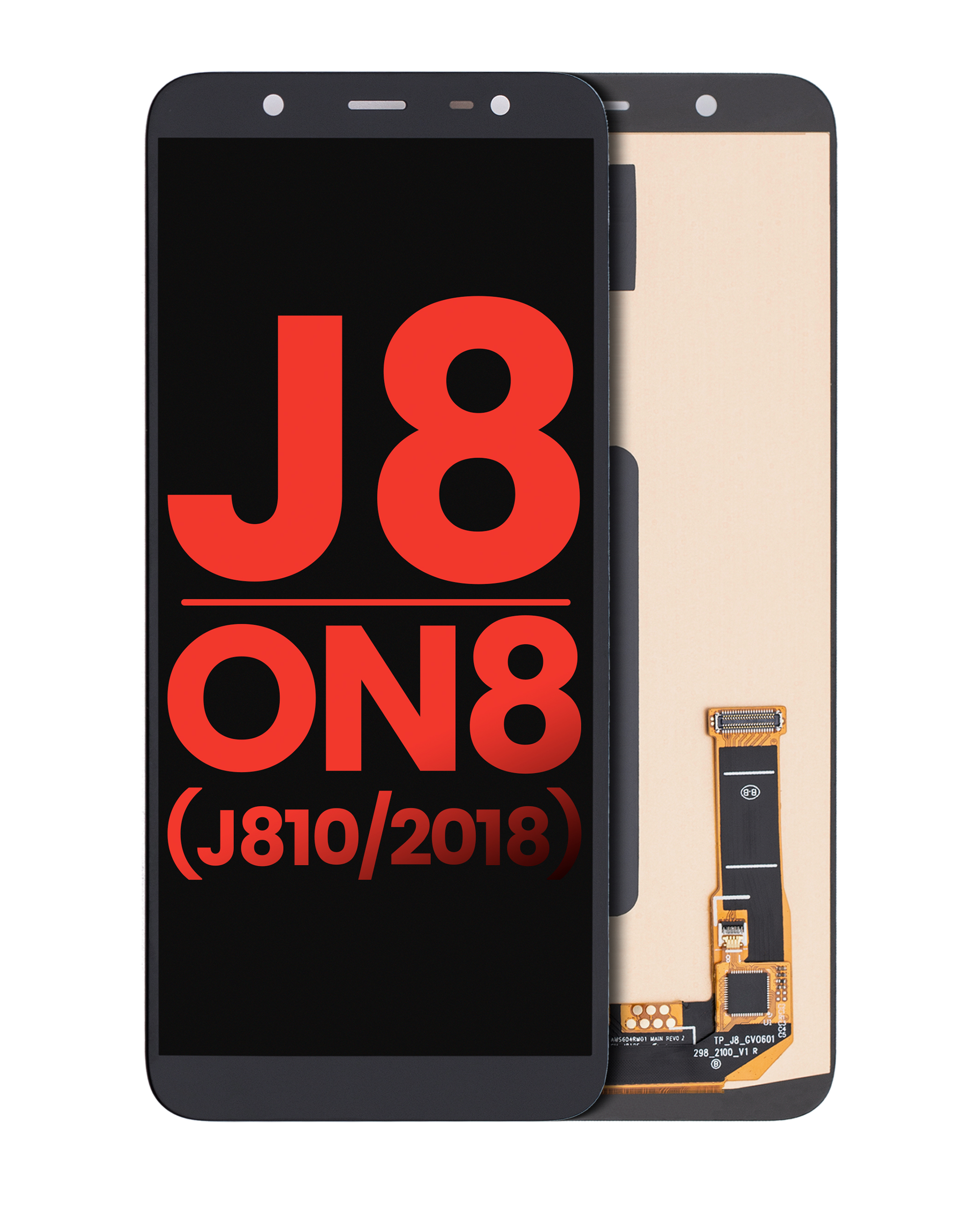 OLED Assembly Without Frame For Samsung Galaxy J8 / On8 (J810 / 2018) (Aftermarket Plus) (Black)