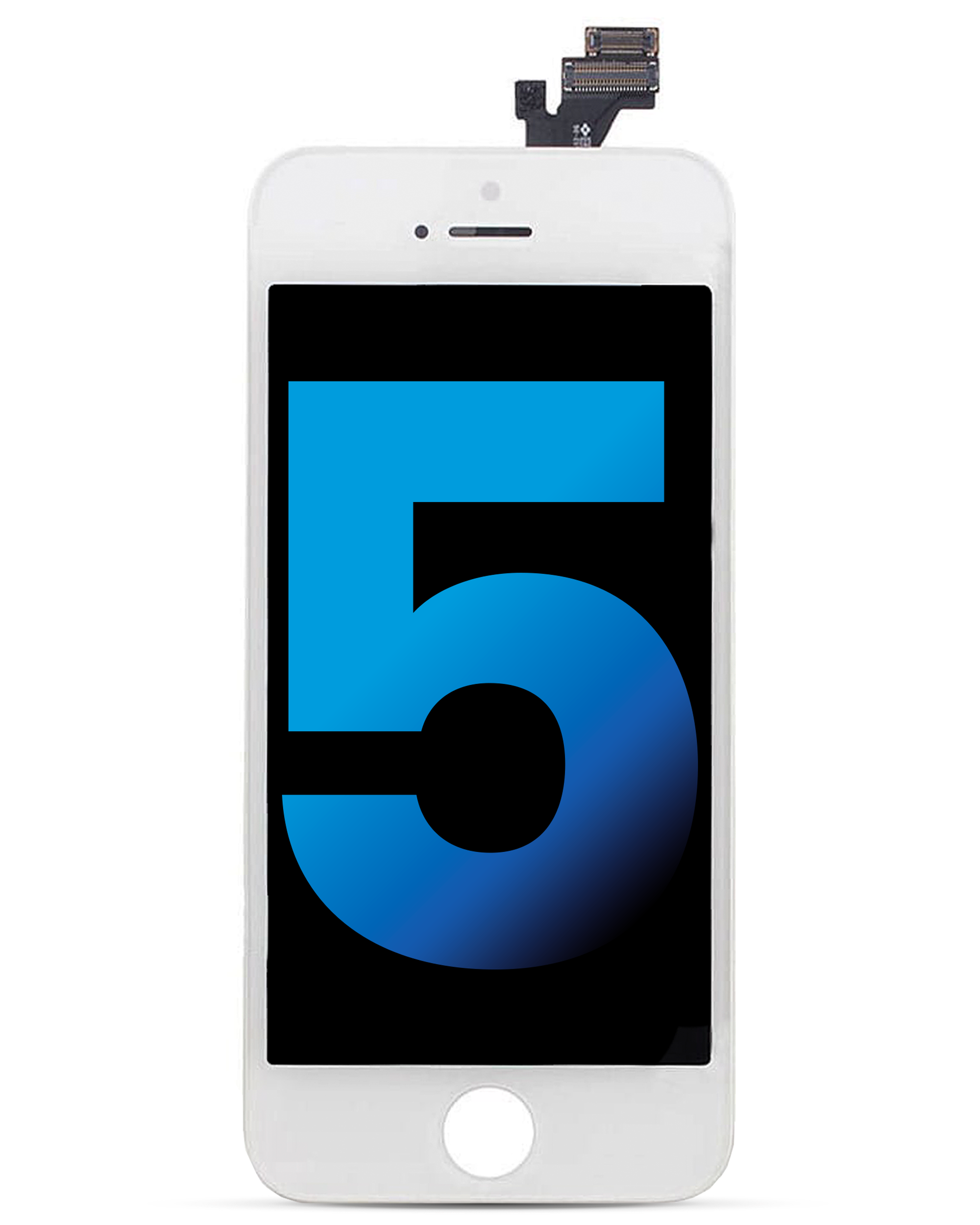 LCD Assembly For iPhone 5 (Aftermarket) (White)