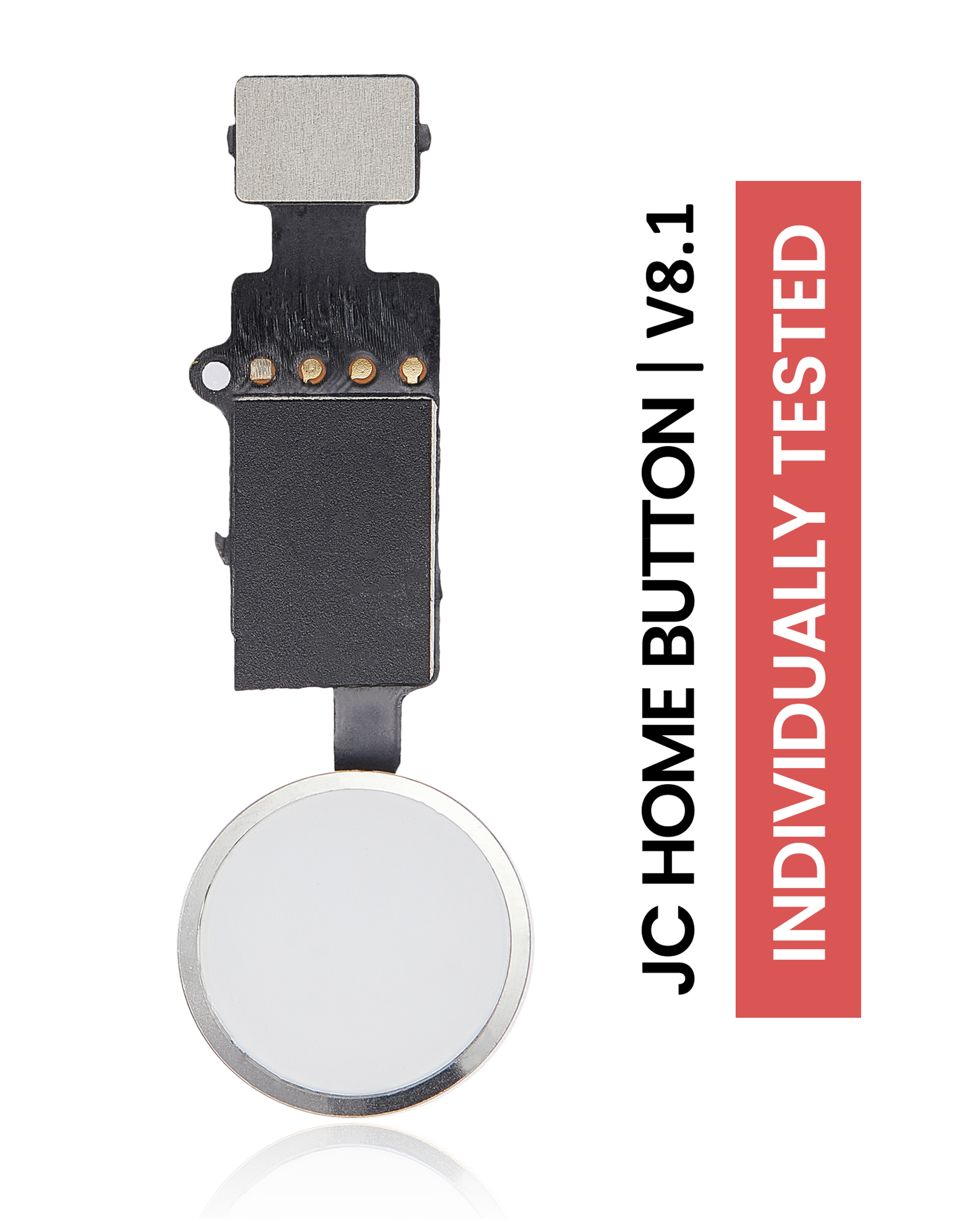 Home Button Solution For iPhone 7 / 7 Plus / 8 / 8 Plus / SE (2020) / SE (2022) (Silver) (Version 8.1 / JCID / Individually Tested For Functionality)