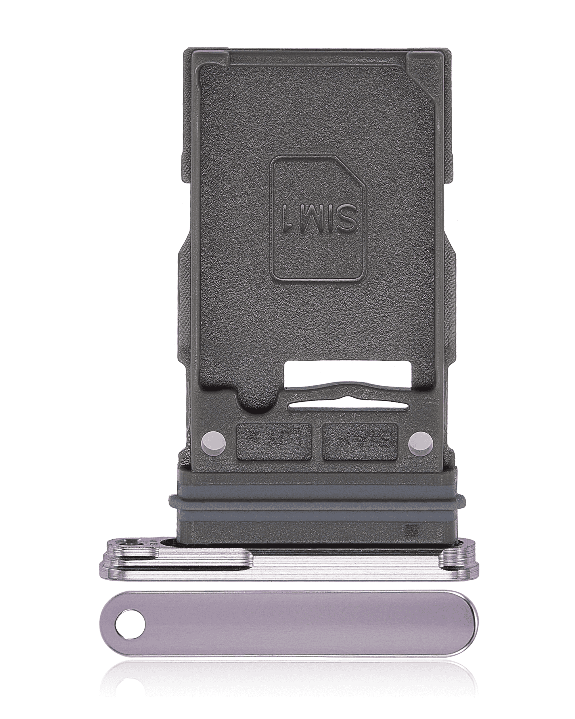 Single Sim Card Tray For Samsung Galaxy S23 5G / S23 Plus 5G (Lavender)