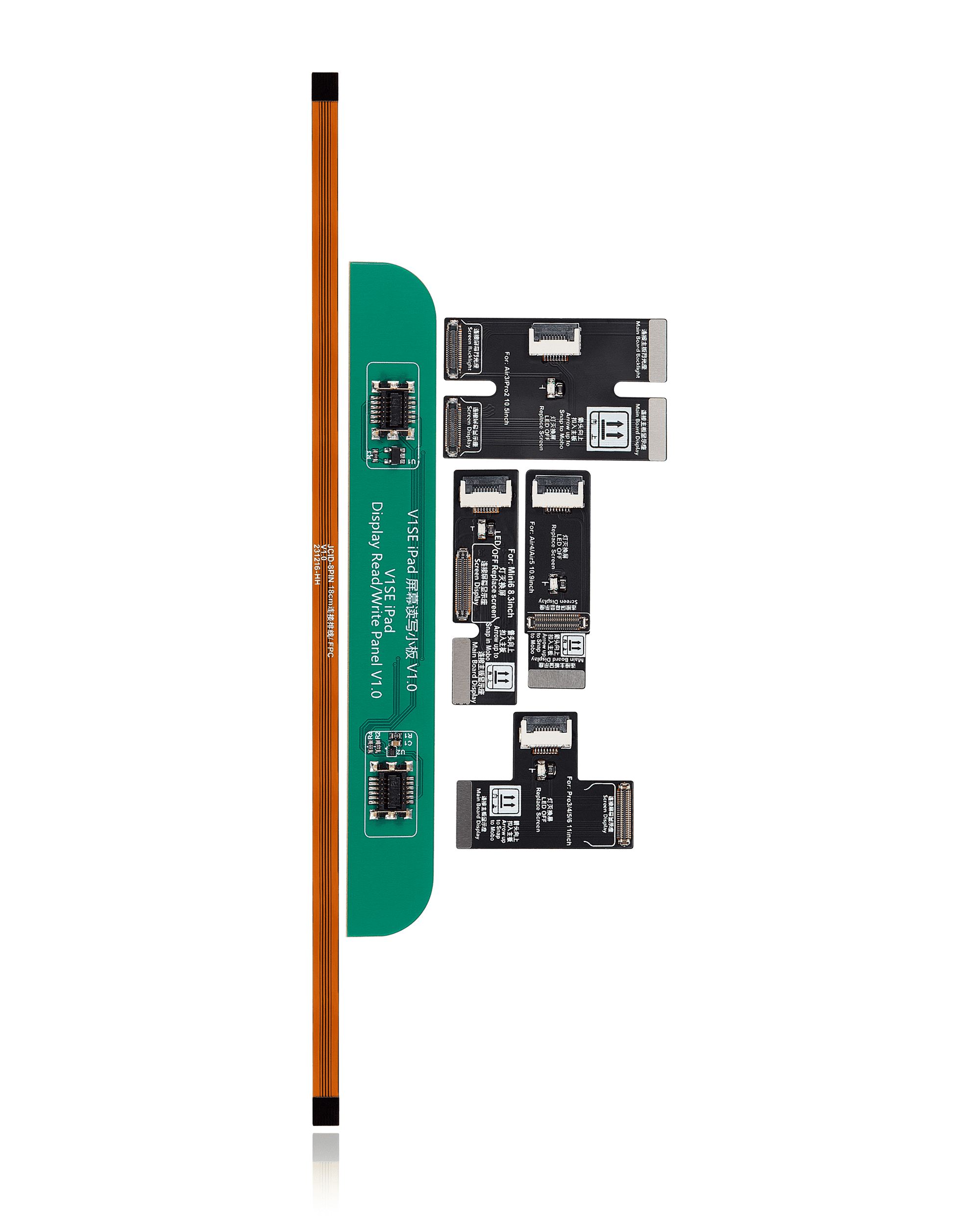 iPad Screen Repair Adapter For Apple Pencil (Standard Packaged With 4 R&W FPCs and 1 Extension FPC) (JCID V1S Pro /V1SE)