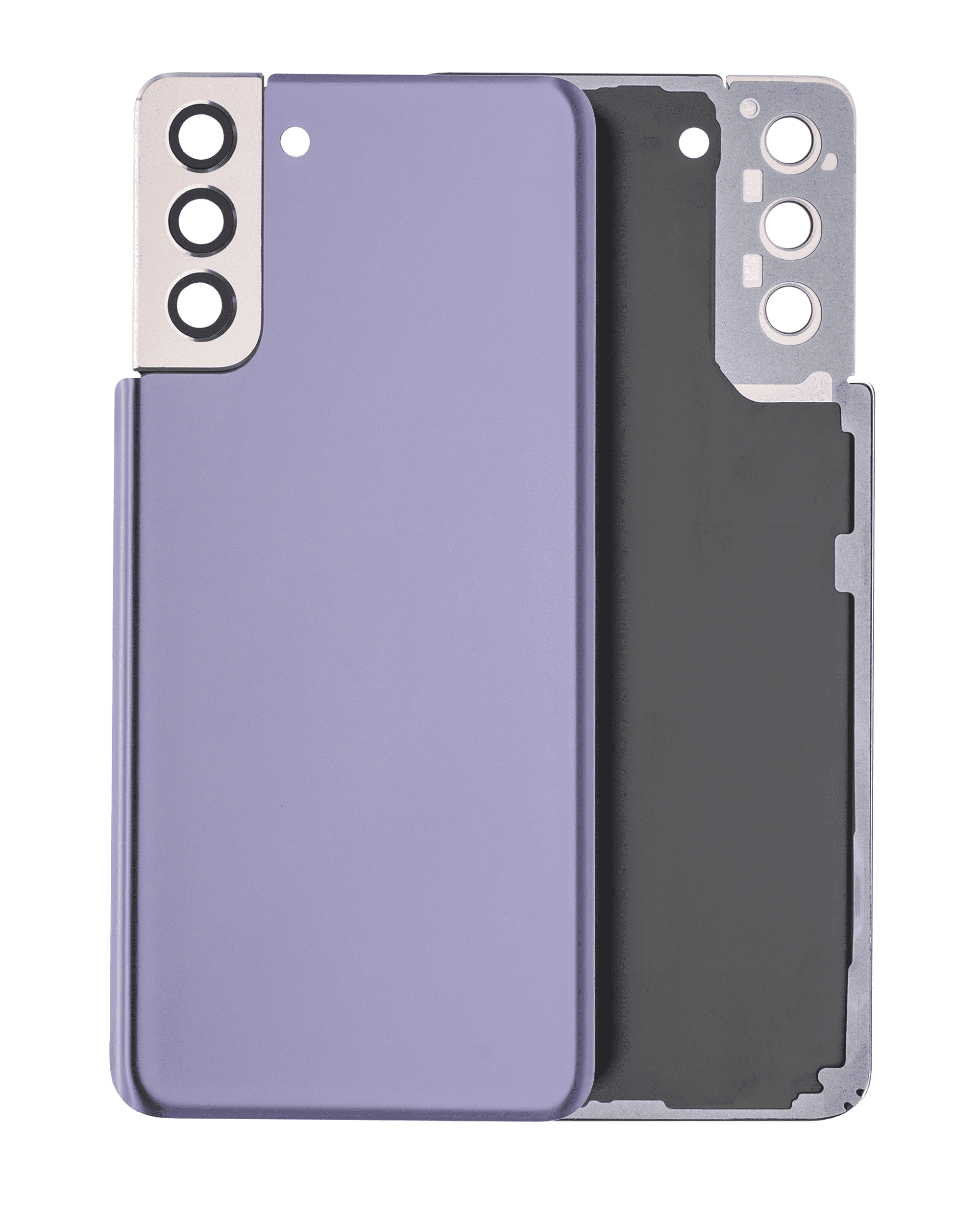 Back Cover Glass With Camera Lens For Samsung Galaxy S21 Plus (Service Pack) (Phantom Violet)