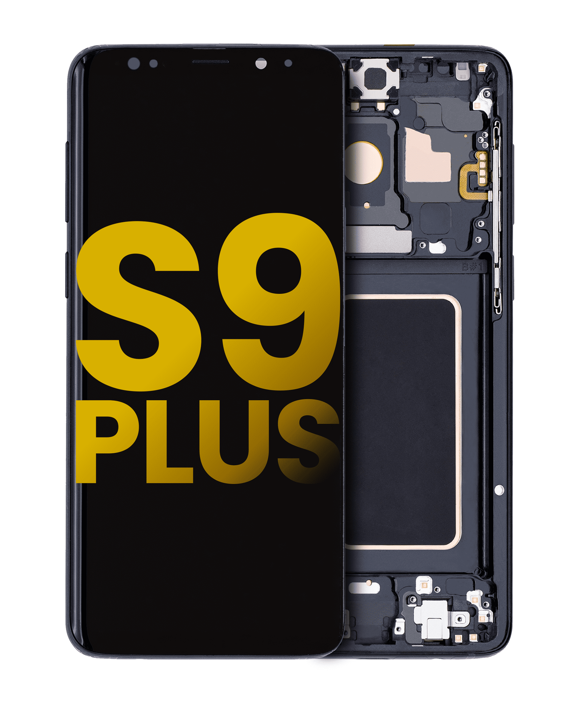 OLED Assembly With Frame For Samsung Galaxy S9 Plus (Refurbished) (Midnight Black)