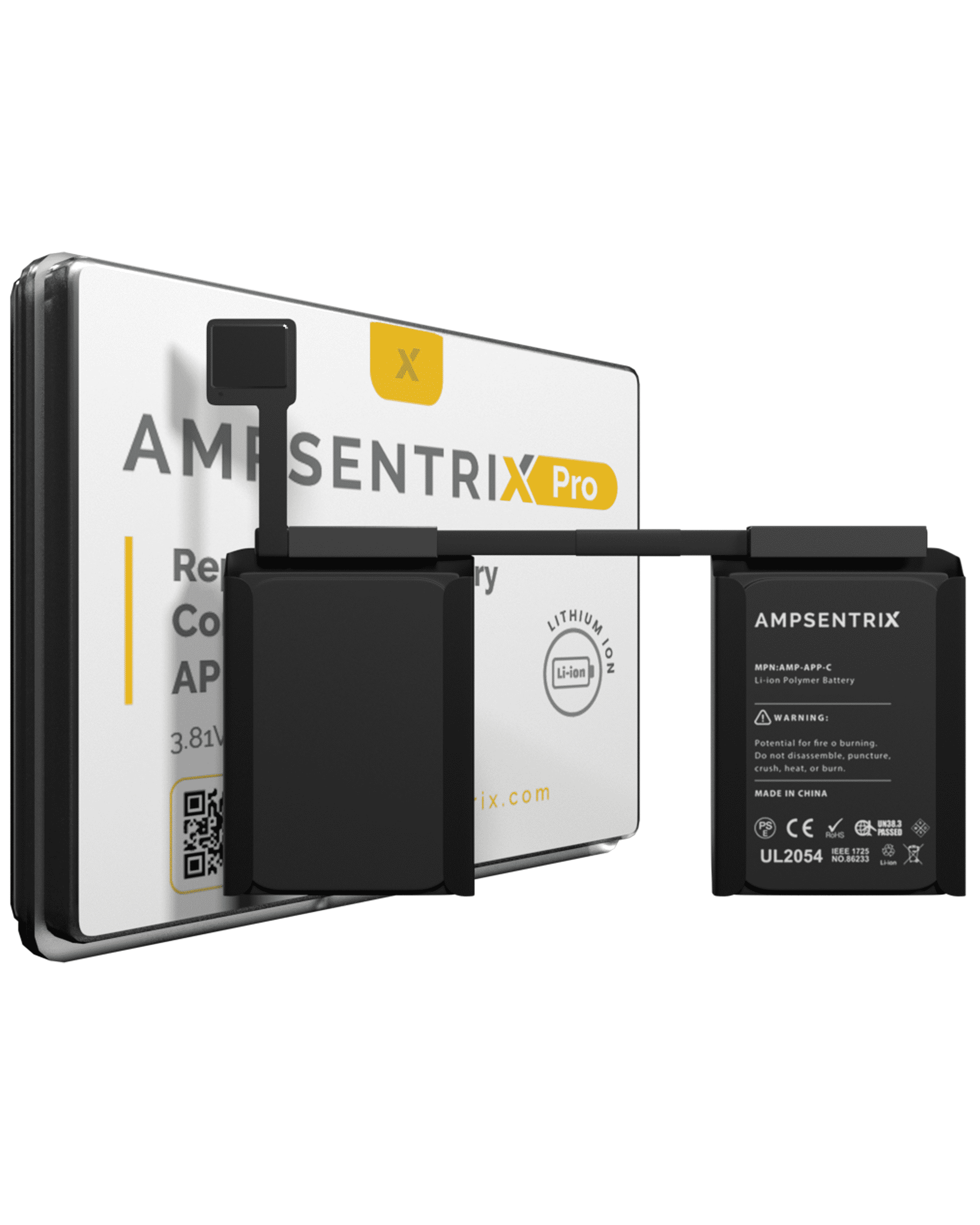 Replacement Battery For Airpods Pro Charging Case (AmpSentrix Pro)