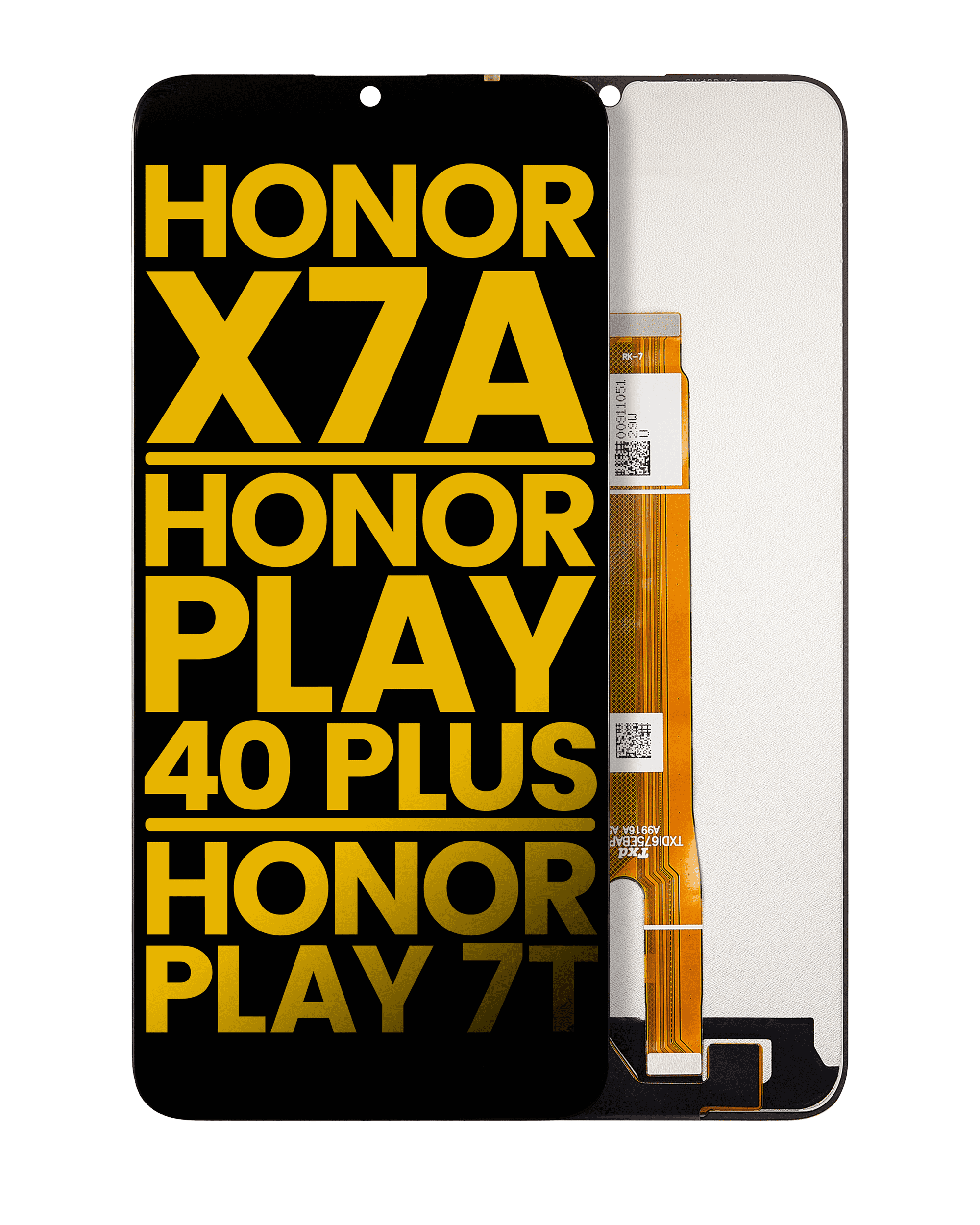 LCD Assembly Without Frame For Honor X7A / Honor Play 40 Plus / Honor Play 7T (Refurbished) (All Colors)