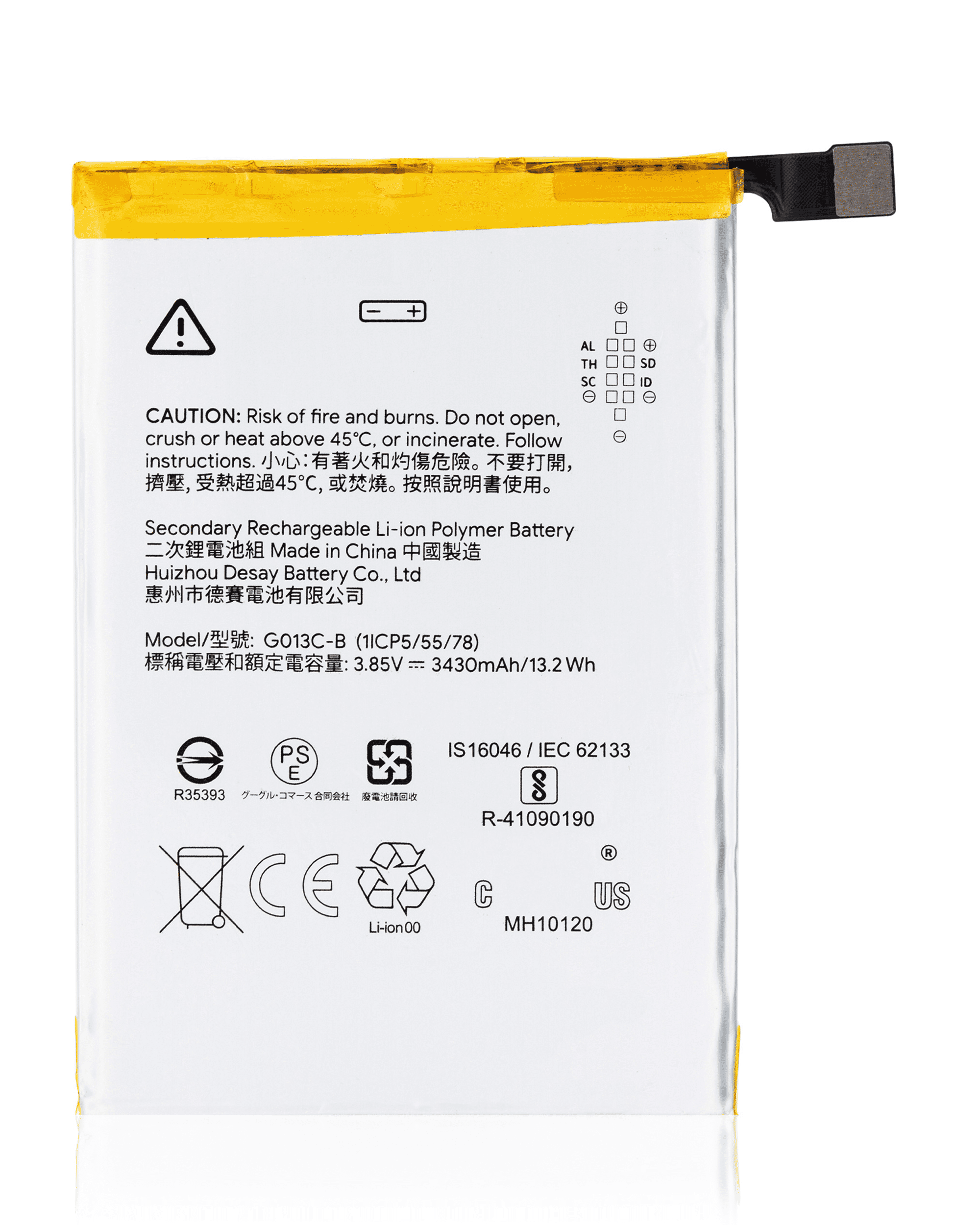 Replacement Battery For Google Pixel 3 XL (G013C-B) Genuine OEM)