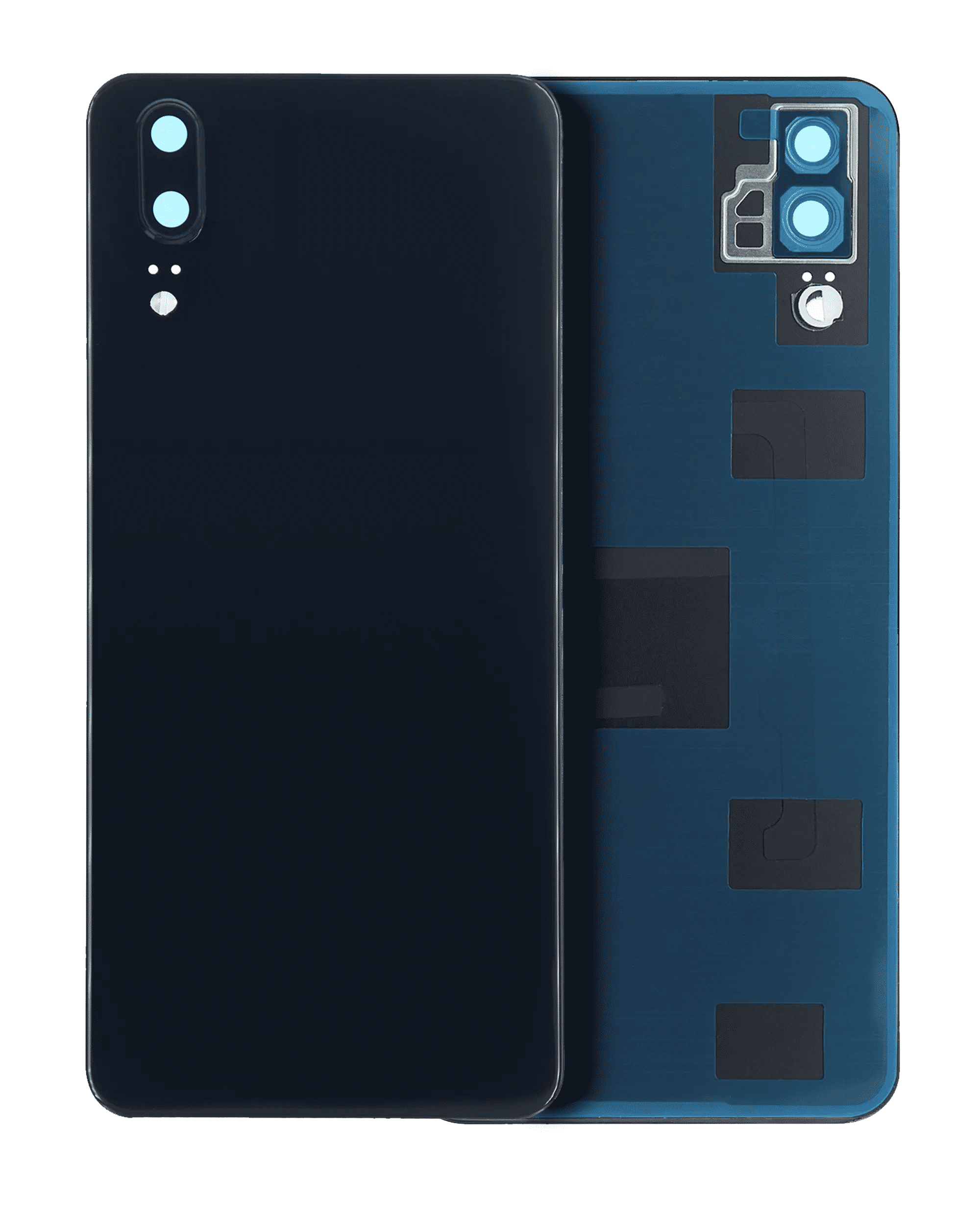Back cover Glass With Camera Lens For Huawei P20 (Black)