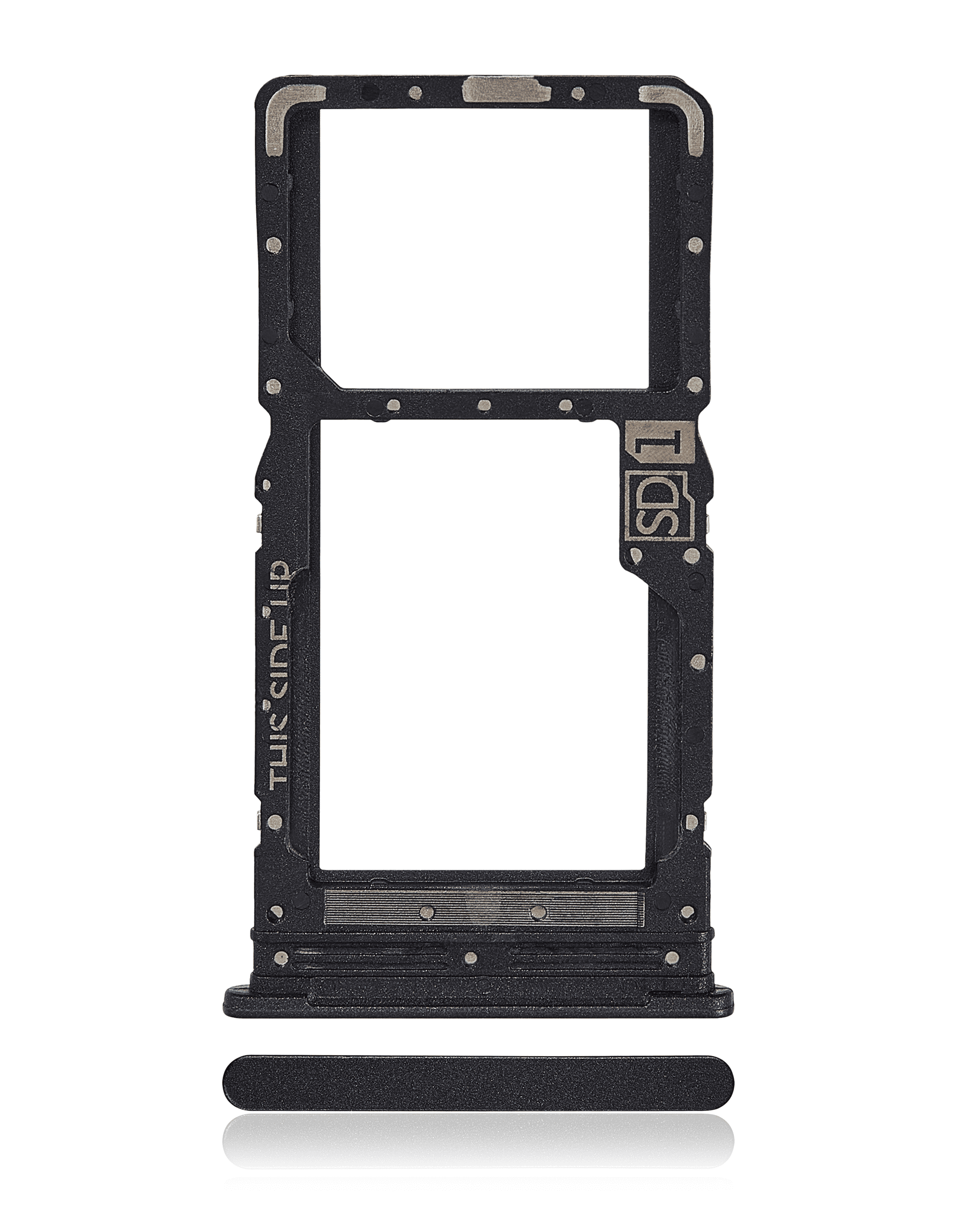 Single Sim Card Tray For Motorola Moto G34 (XT2363 /2023) (Charcoal Black)