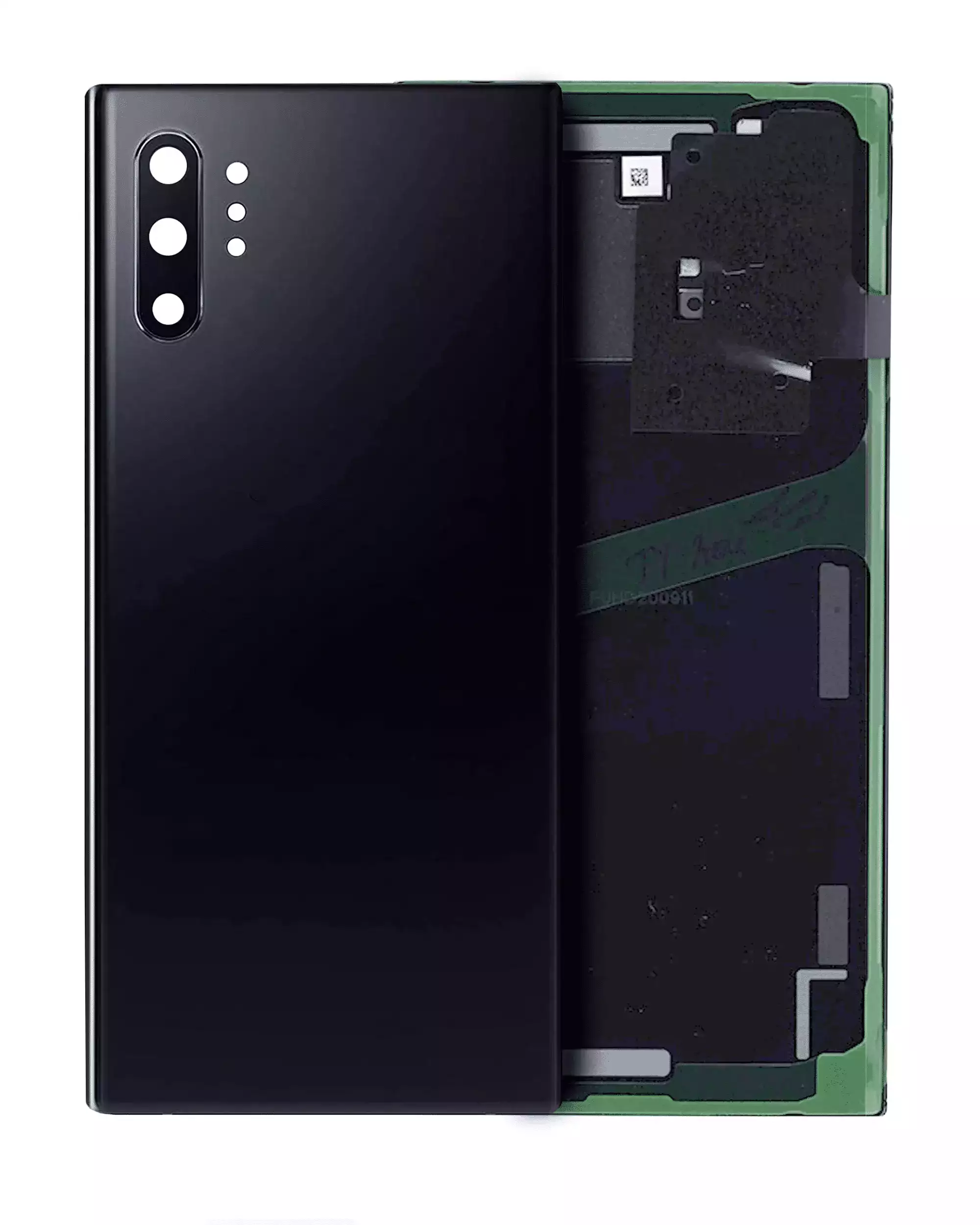 Back Cover Glass With Camera Lens For Samsung Galaxy Note 10 Plus / 5G (Service Pack) (Aura Black)